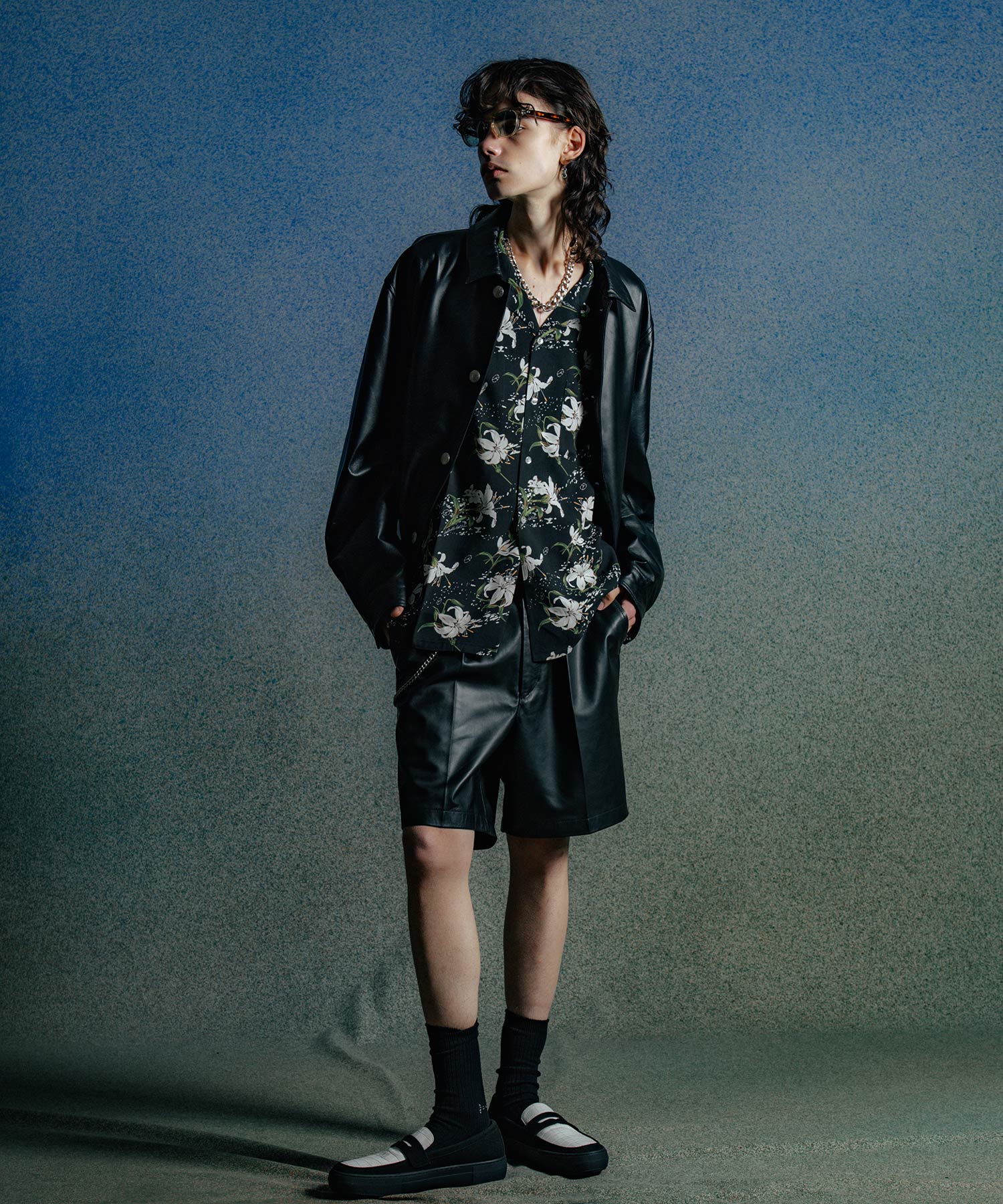 SPANISH LAMB LEATHER SHORT TROUSERS