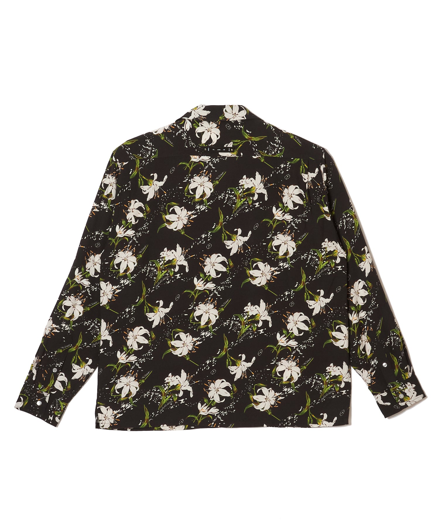 BONE BLOOM ALOHA LONG SLEEVE SHIRT