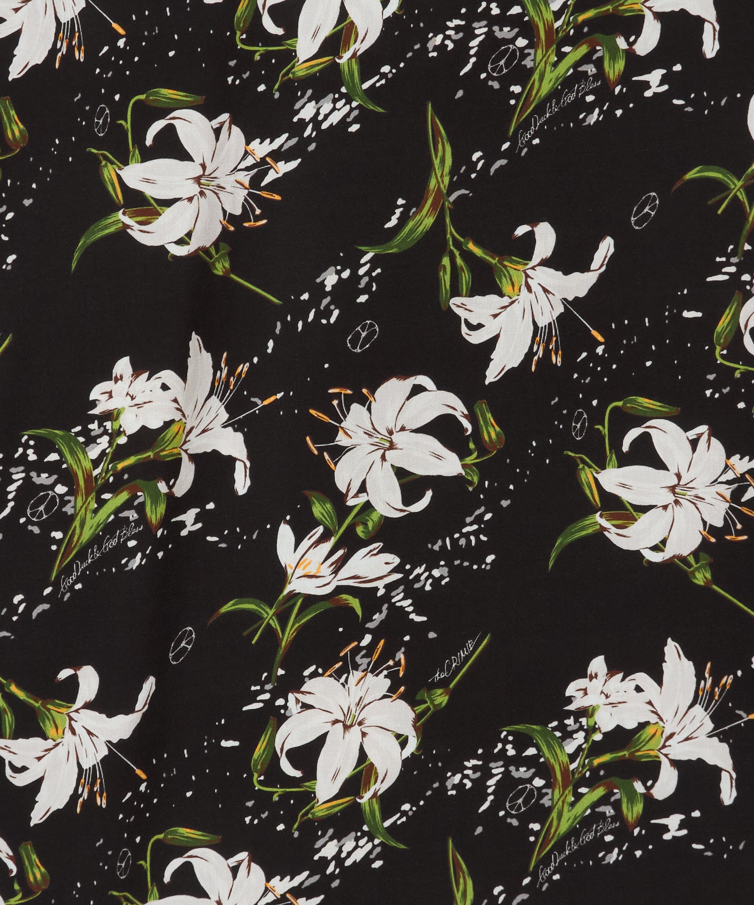 BONE BLOOM ALOHA LONG SLEEVE SHIRT