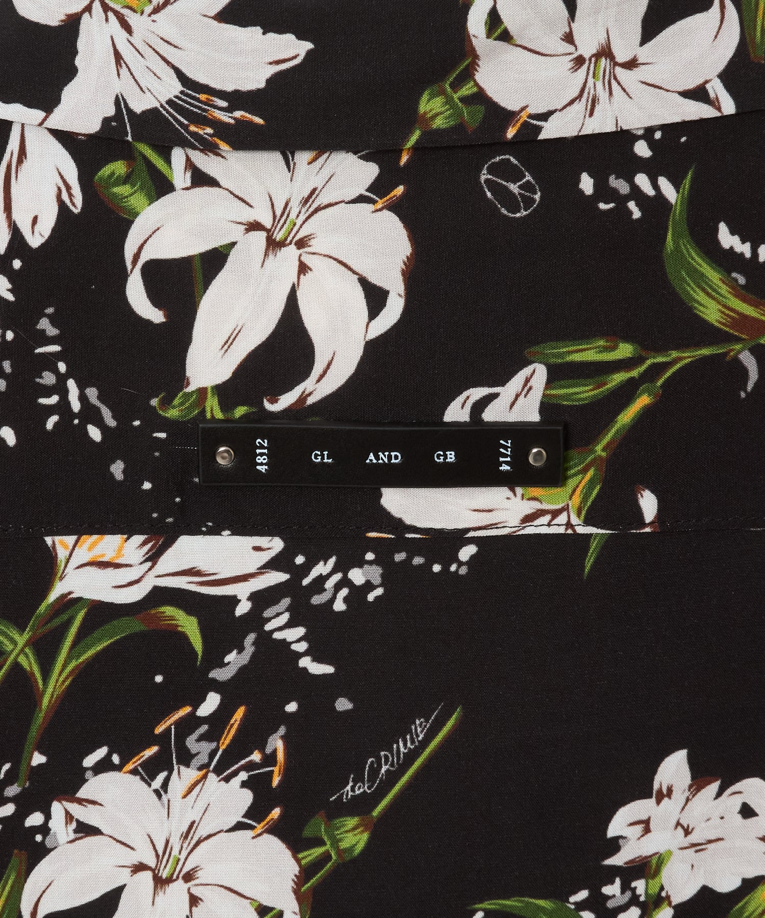 BONE BLOOM ALOHA LONG SLEEVE SHIRT