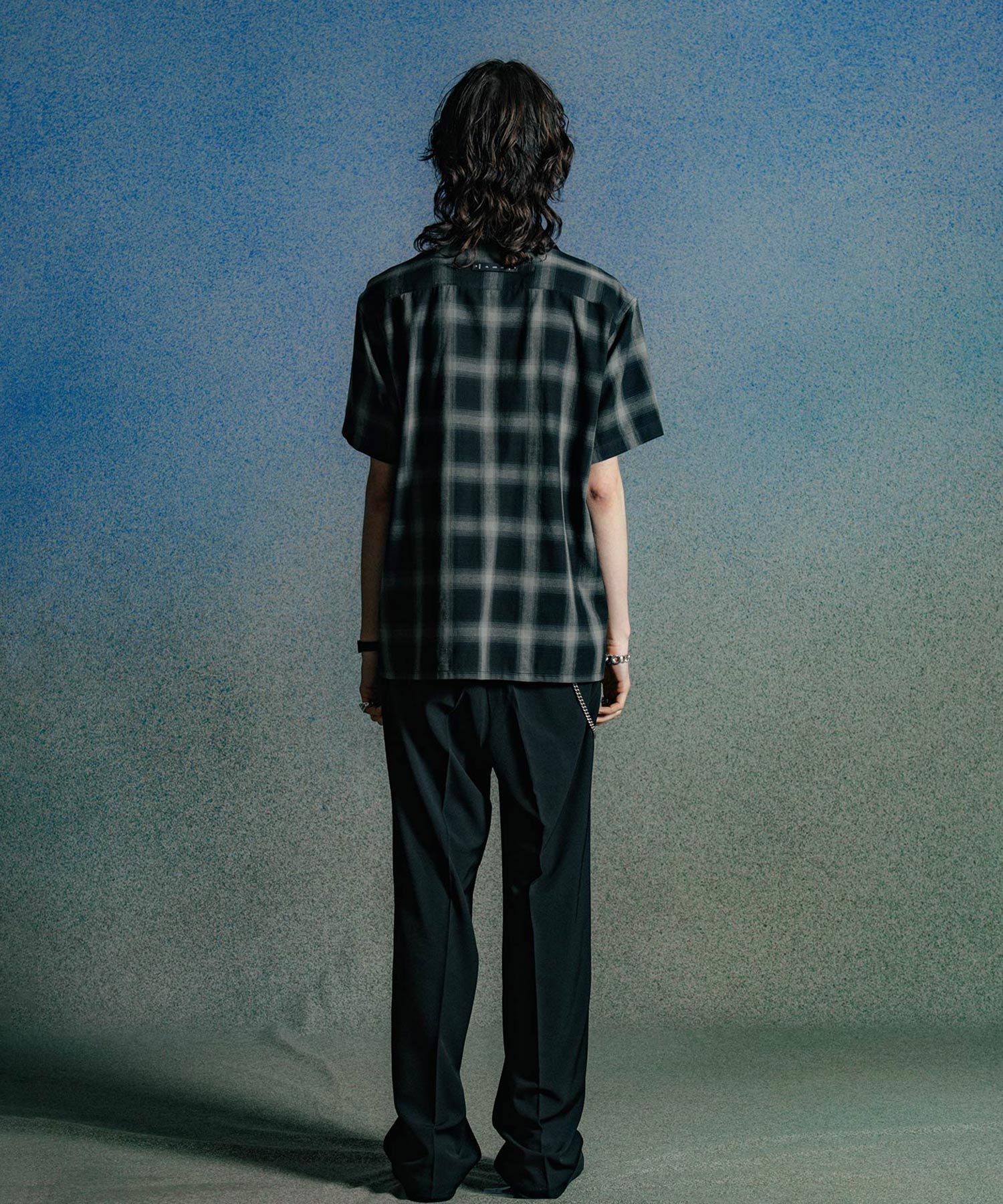 CHECK OPEN SHORT SLEEVE SHIRT