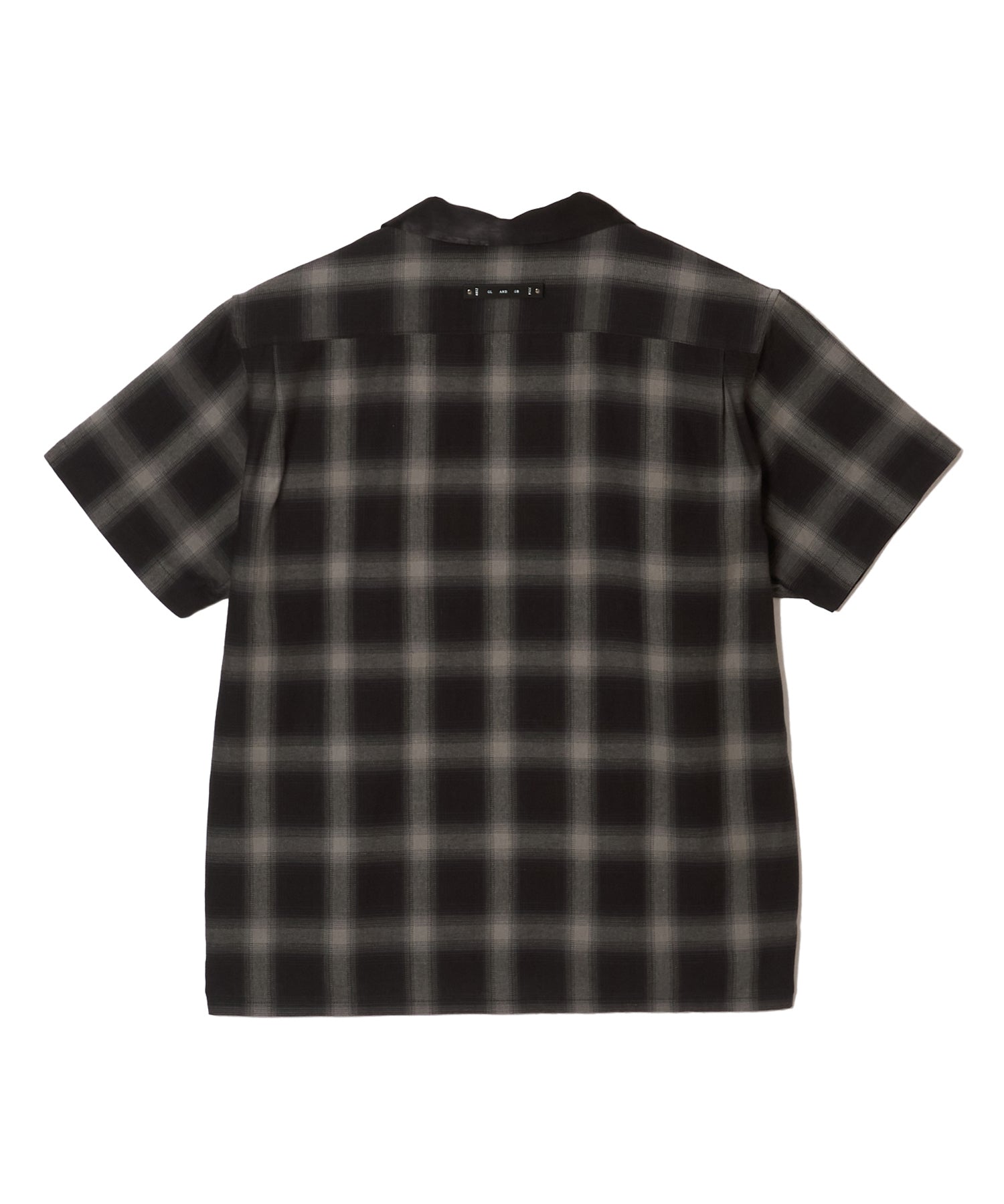 CHECK OPEN SHORT SLEEVE SHIRT