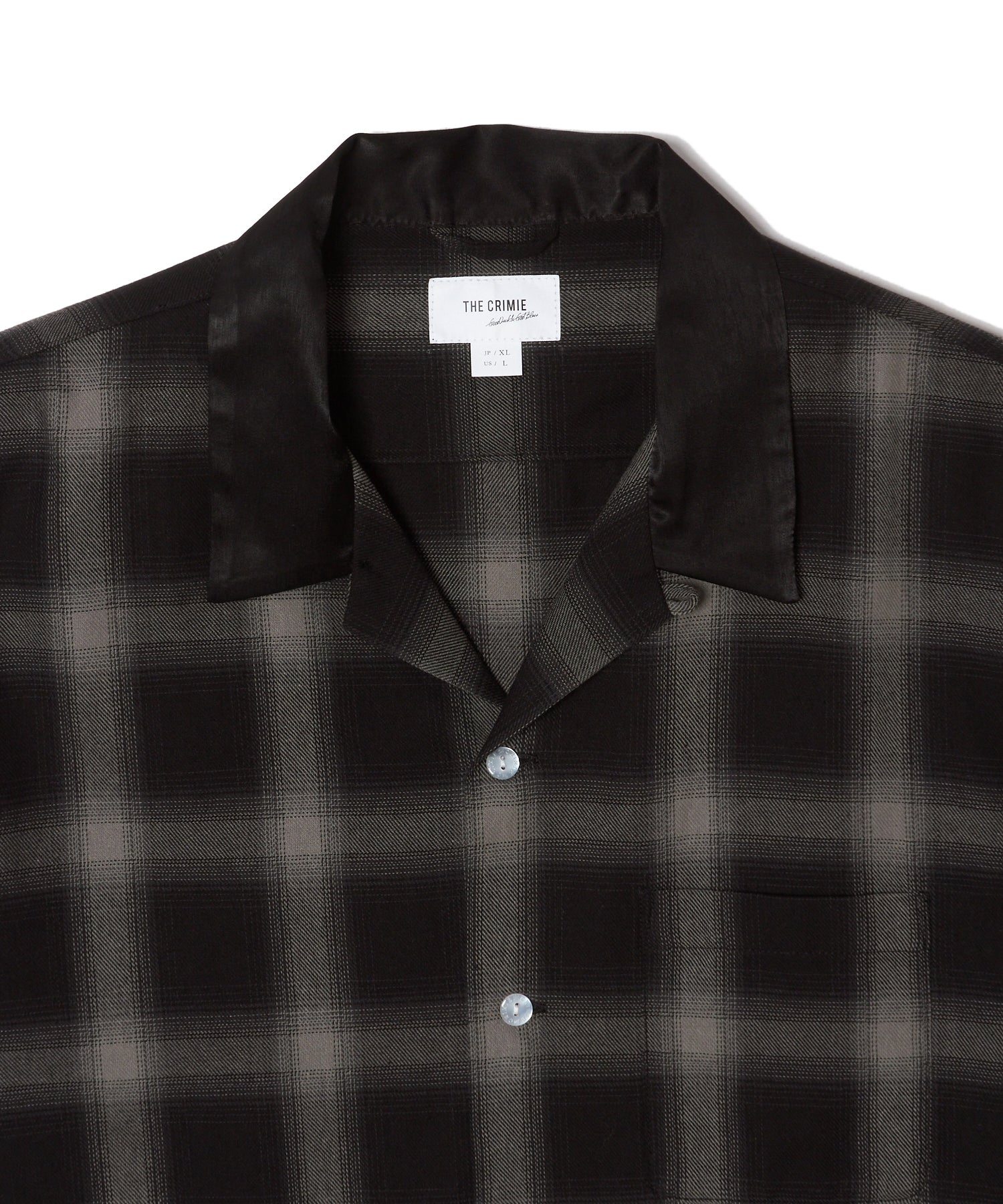 CHECK OPEN SHORT SLEEVE SHIRT