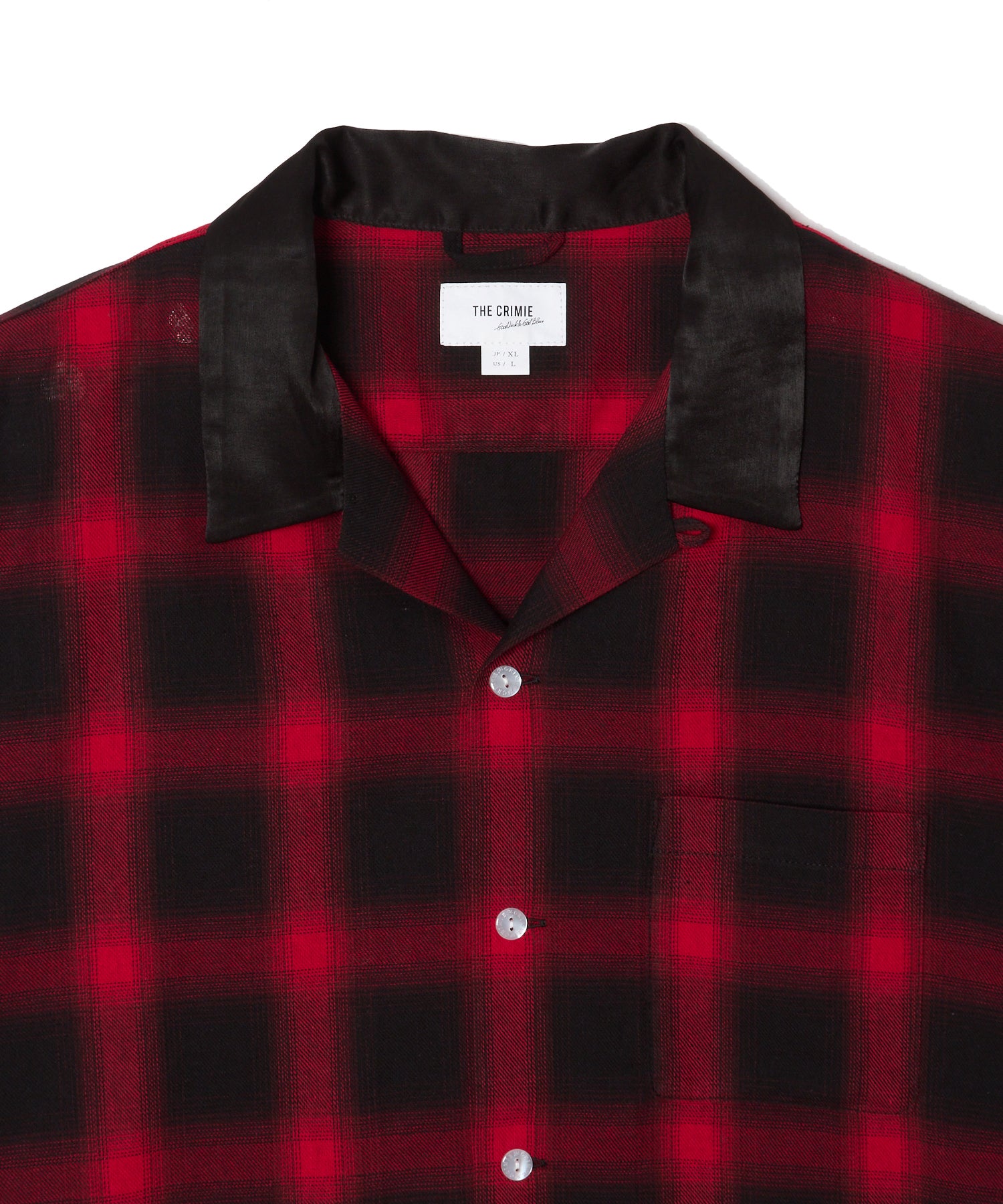 CHECK OPEN SHORT SLEEVE SHIRT