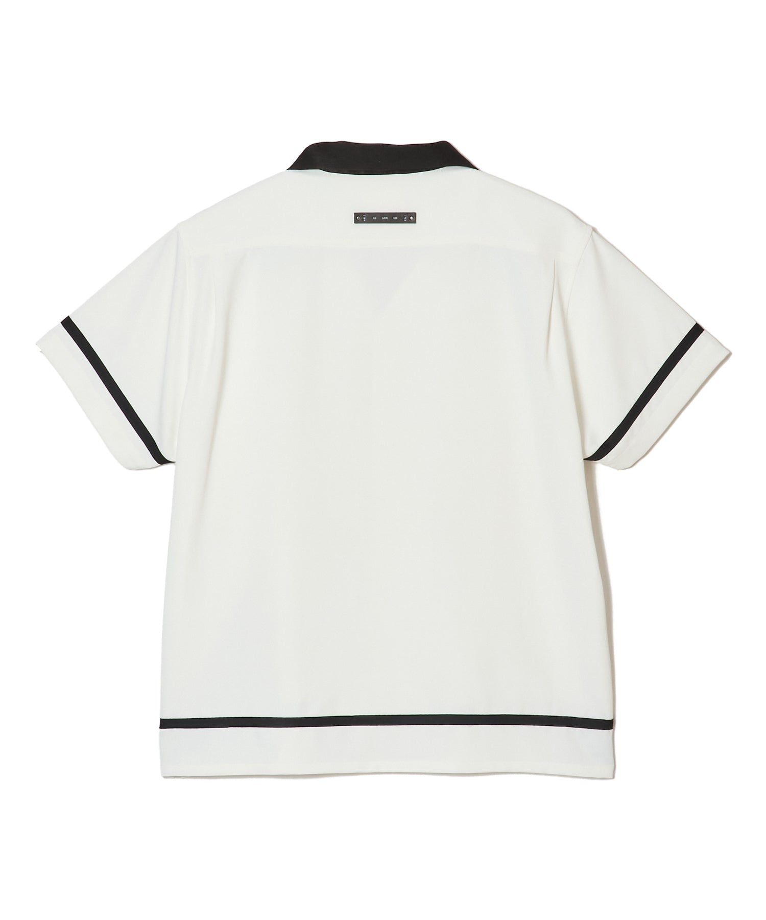 LINE OPEN COLLAR SHORT SLEEVE SHIRT