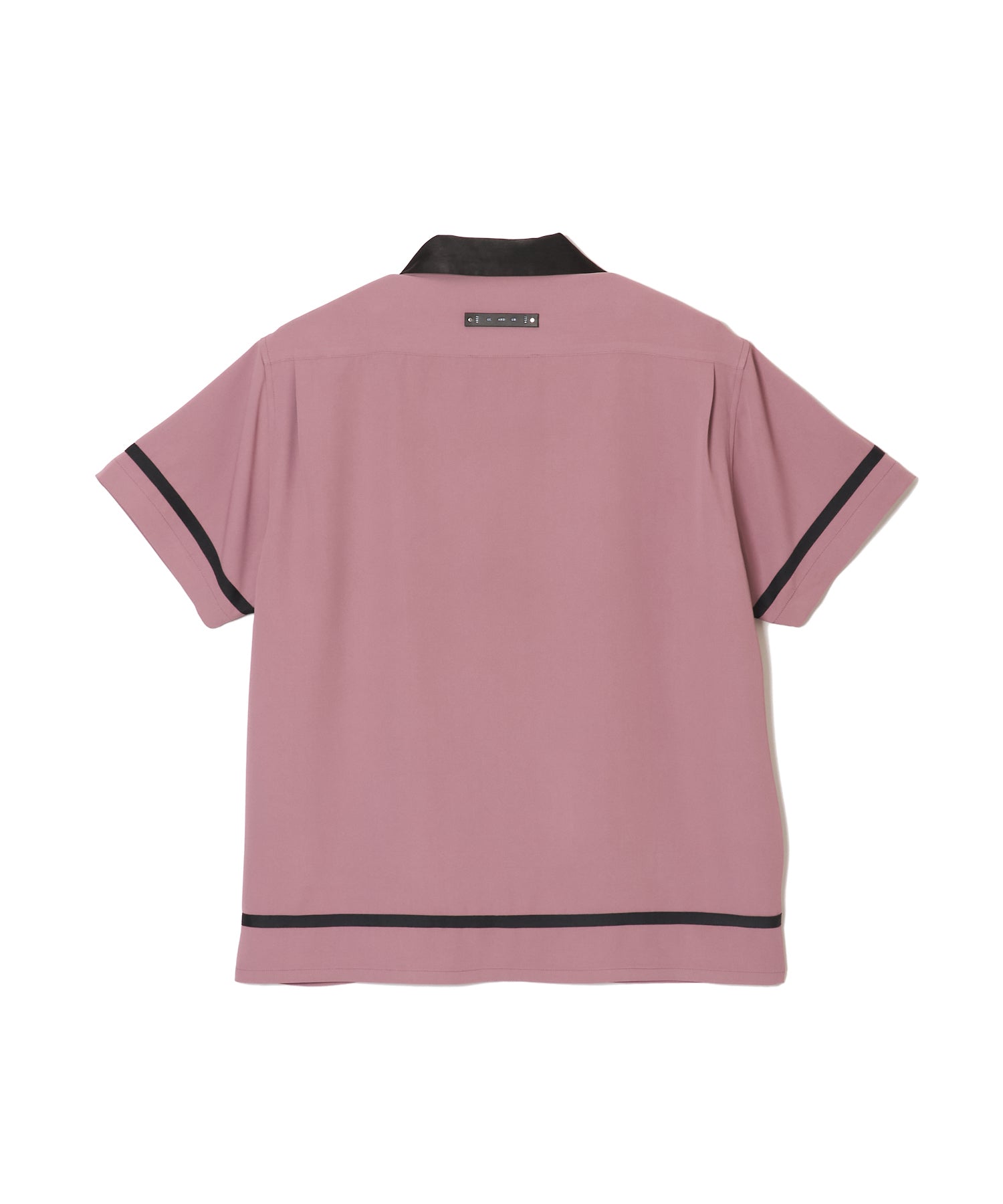 LINE OPEN COLLAR SHORT SLEEVE SHIRT