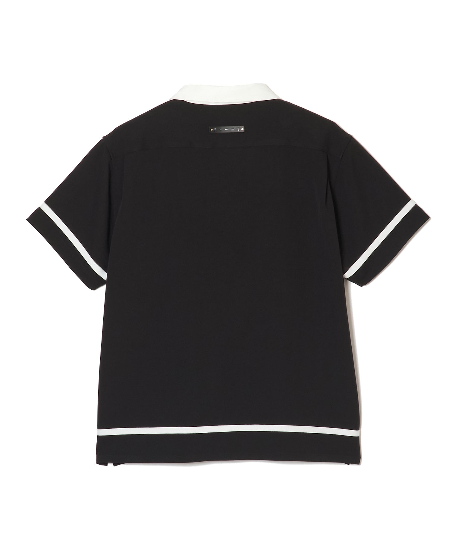 LINE OPEN COLLAR SHORT SLEEVE SHIRT