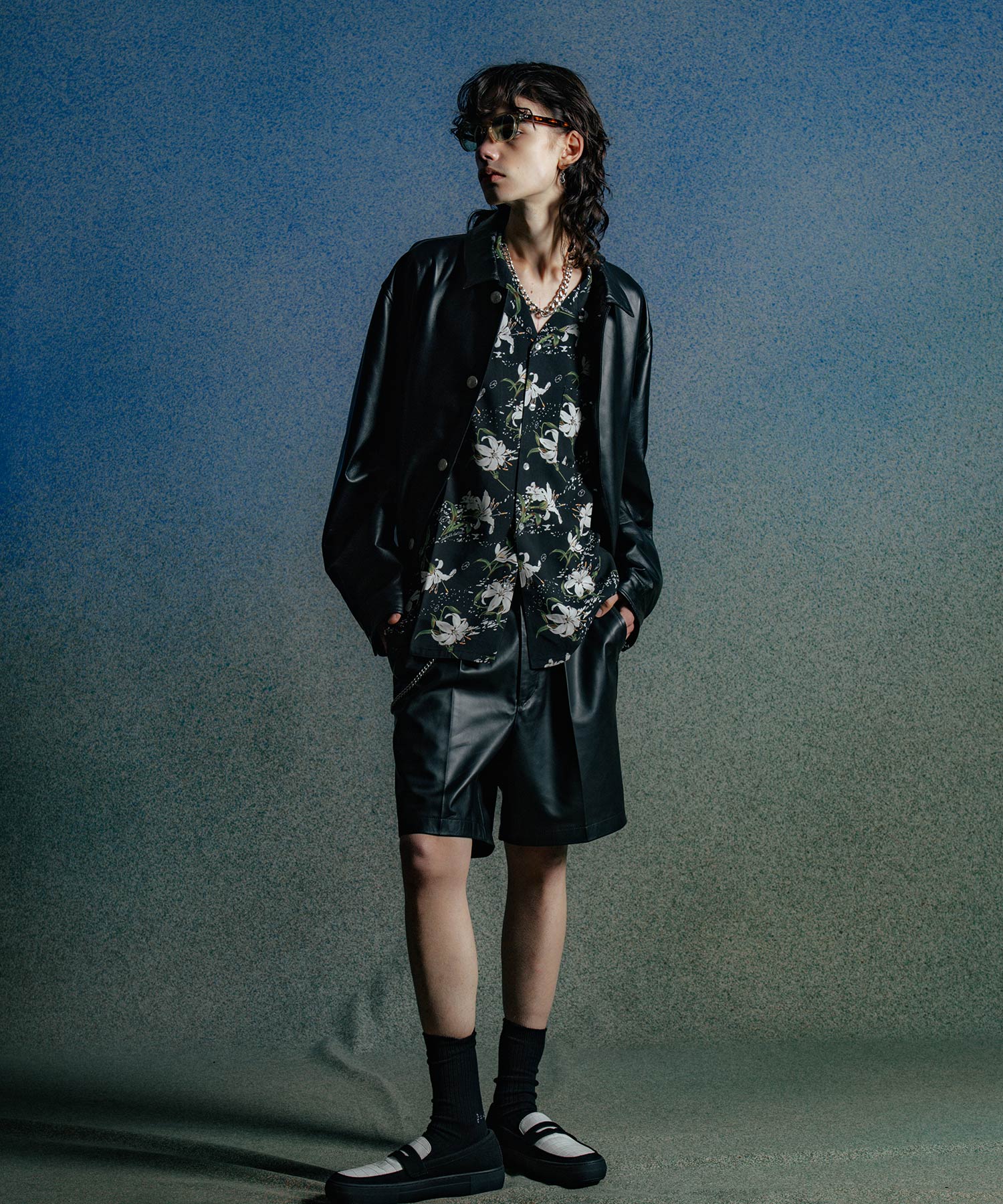 BONE BLOOM ALOHA SHIRT