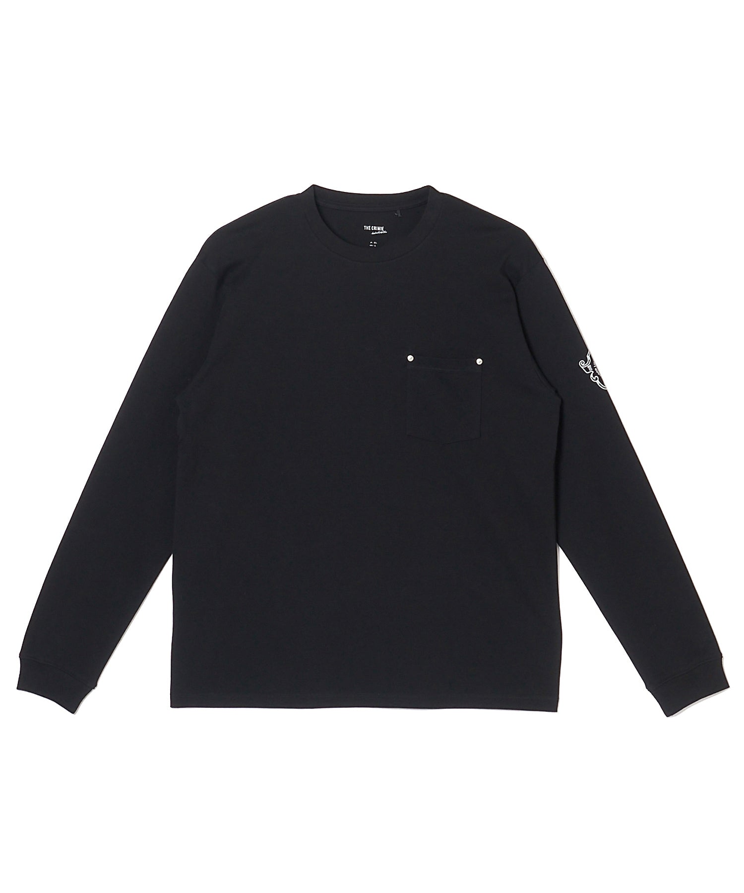 EMBLEM LOGO RIVET POCKET LONG T SHIRT