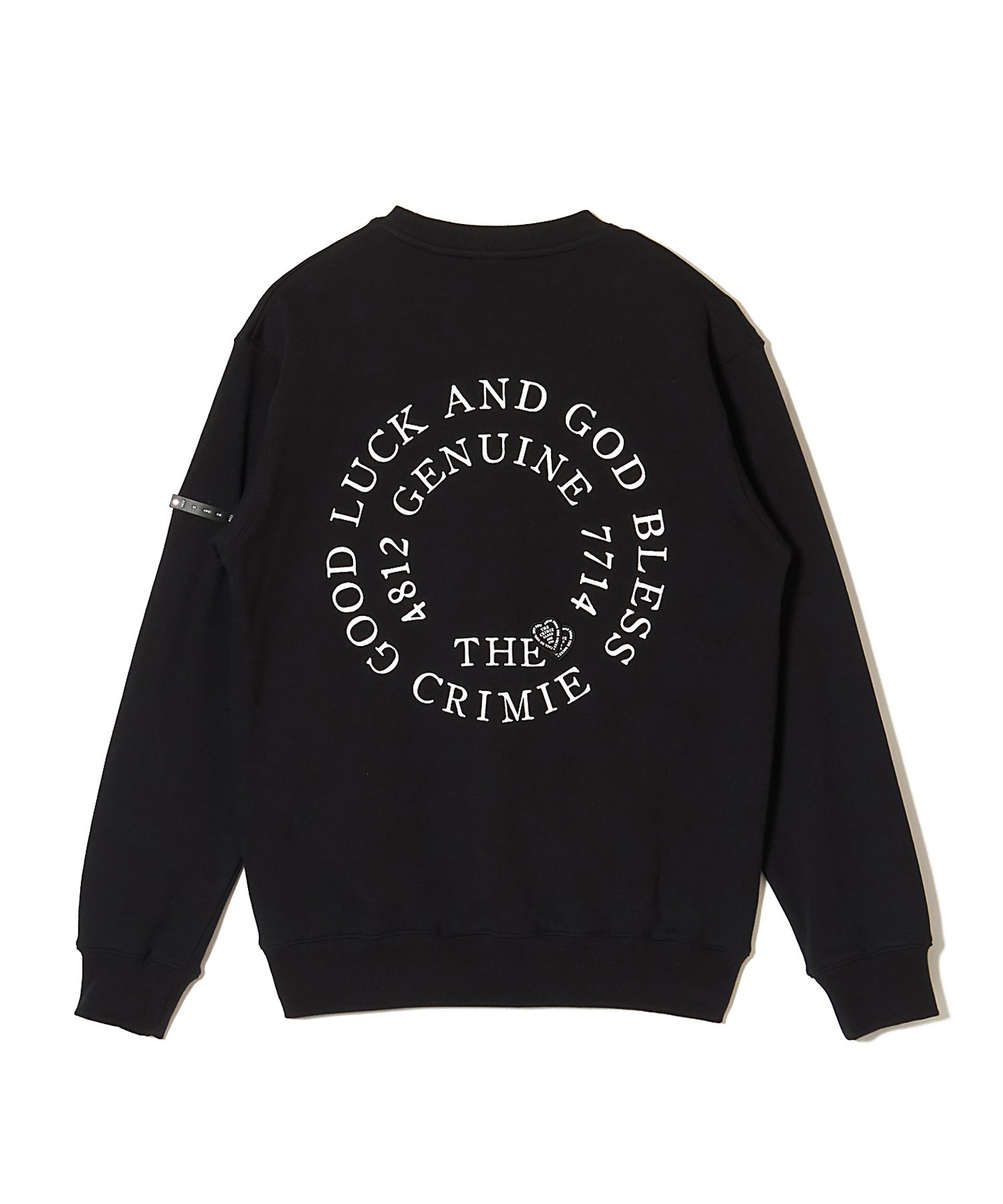 CIRCLE LOGO HEART WAPPEN CREW NECK SWEAT