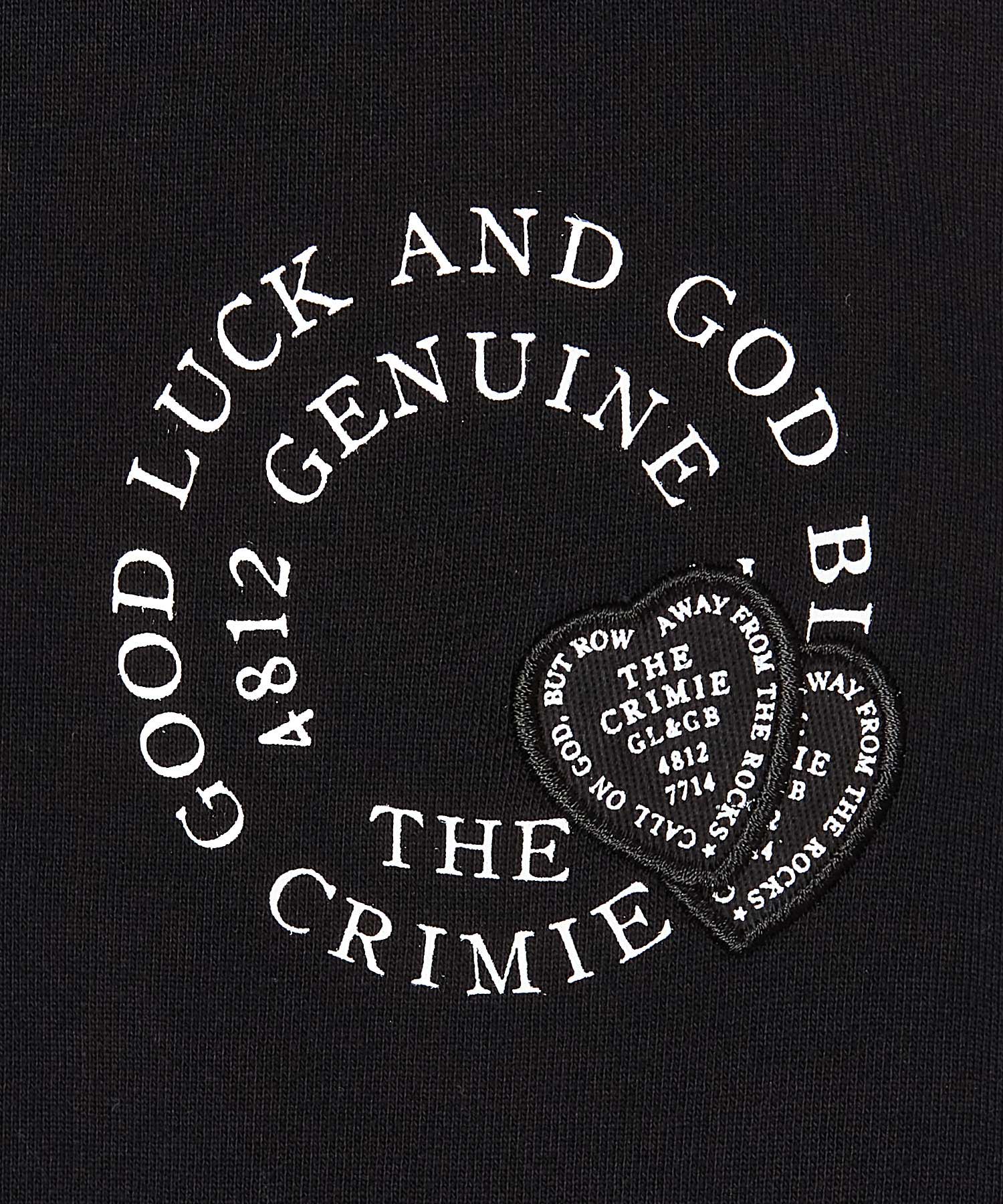 CIRCLE LOGO HEART WAPPEN CREW NECK SWEAT