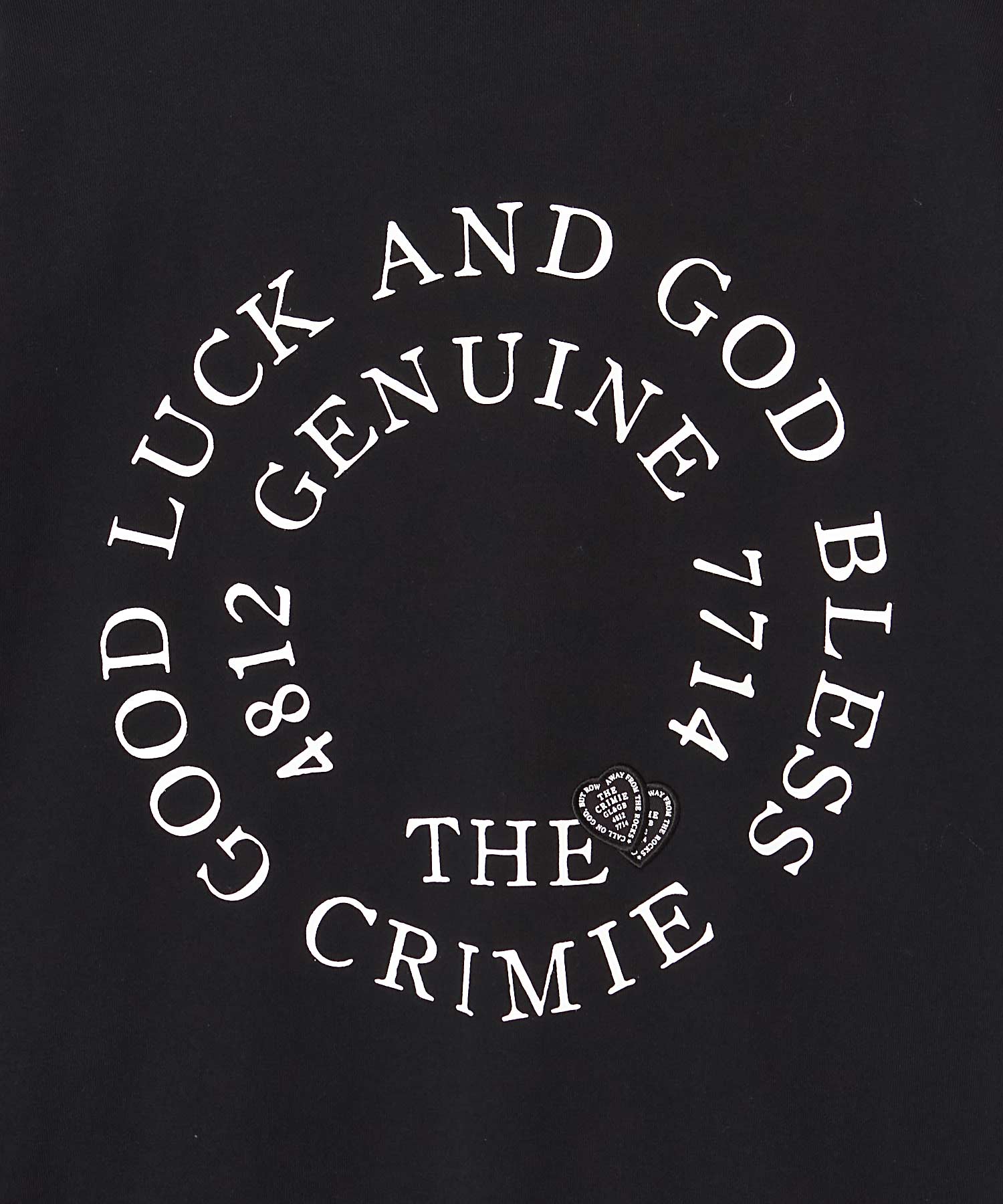 CIRCLE LOGO HEART WAPPEN CREW NECK SWEAT