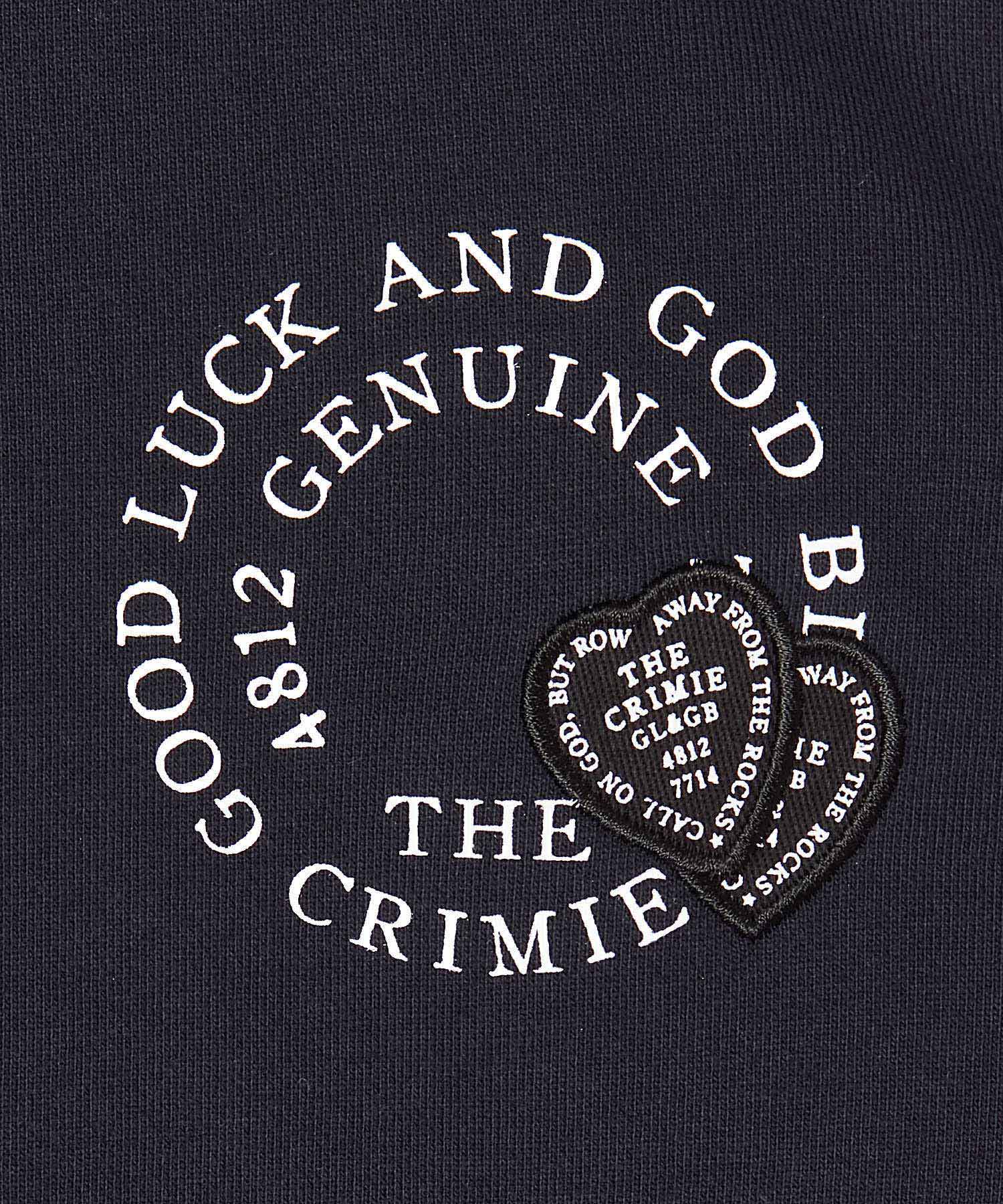 CIRCLE LOGO HEART WAPPEN CREW NECK SWEAT