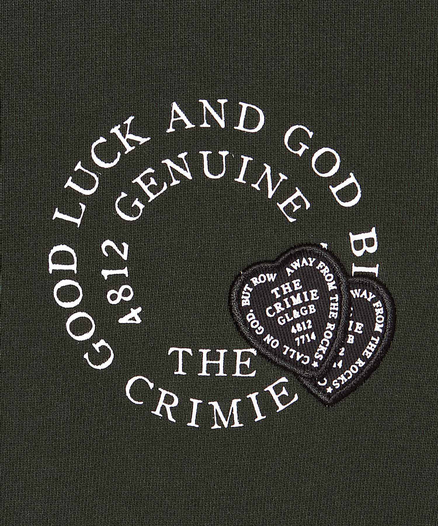 CIRCLE LOGO HEART WAPPEN CREW NECK SWEAT