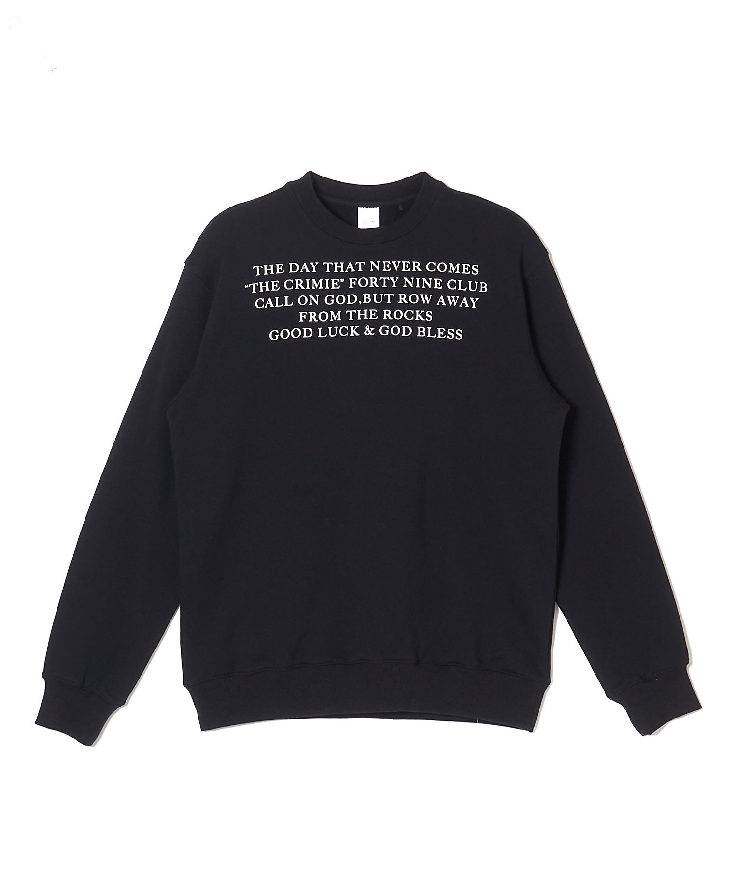TYPO GRAPHIC CREW NECK SWEAT