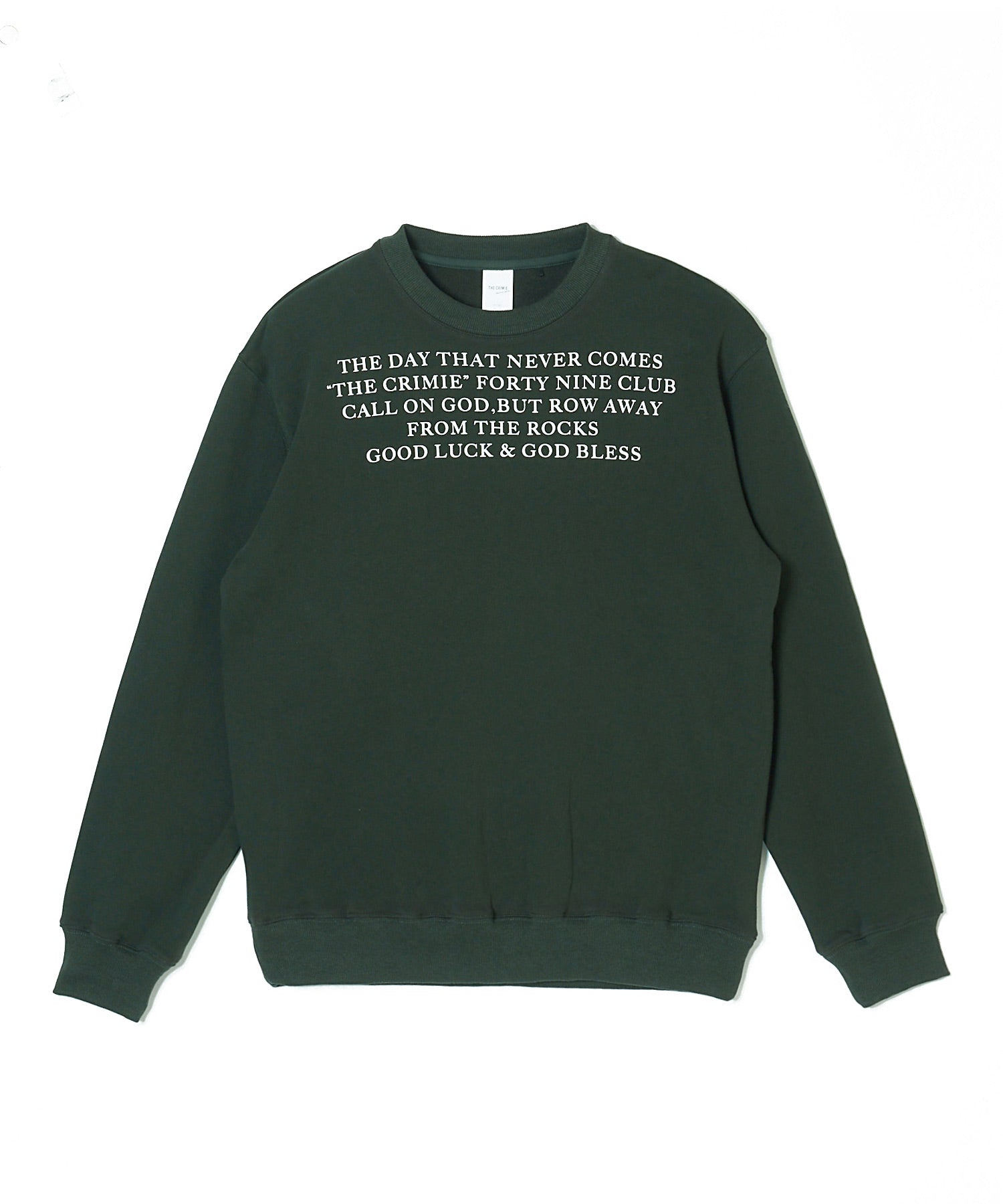TYPO GRAPHIC CREW NECK SWEAT