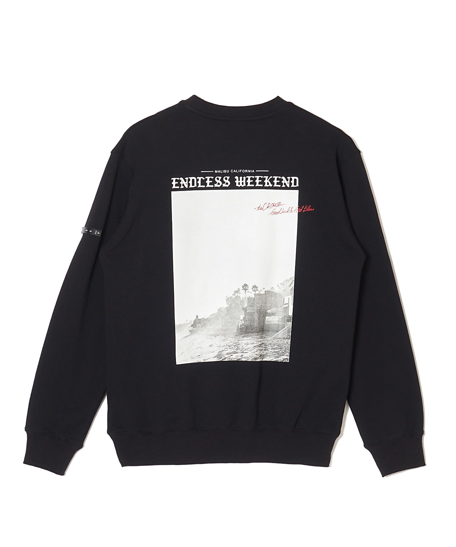GAZETTE CREW NECK PHOTO PRINT SWEAT