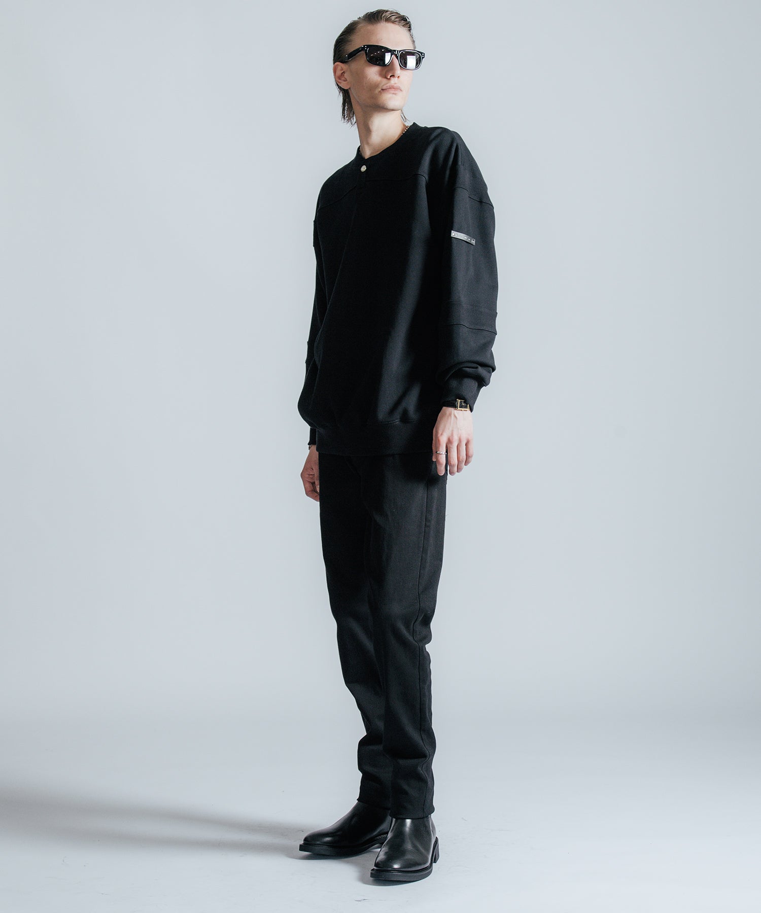 FOOTBALL RIB HENLY NECK SWEAT