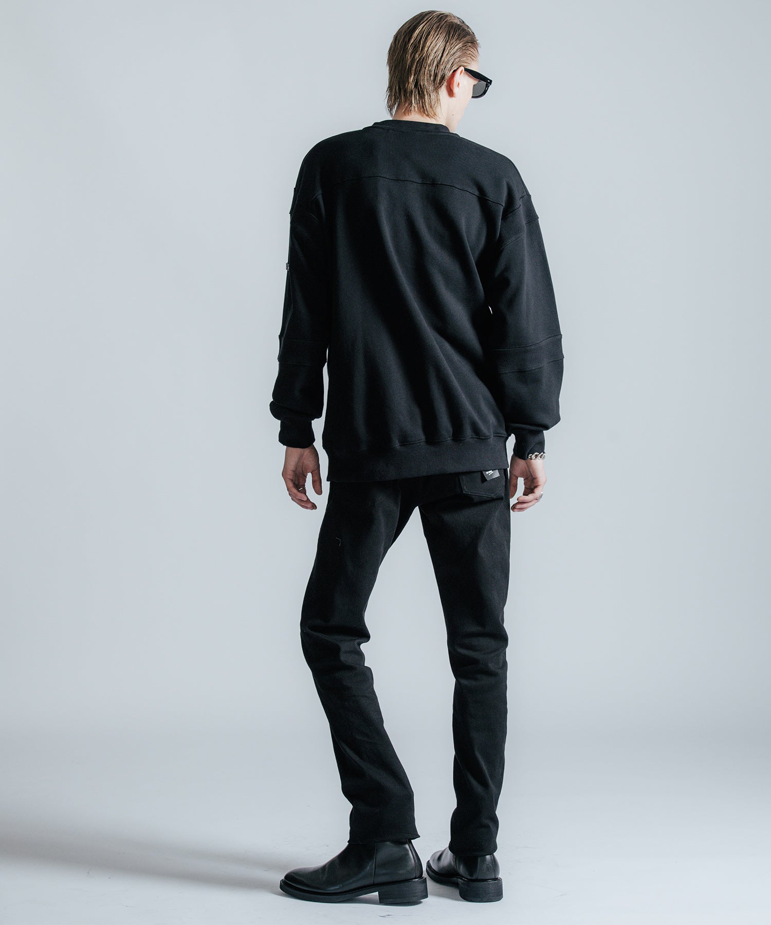 FOOTBALL RIB HENLY NECK SWEAT