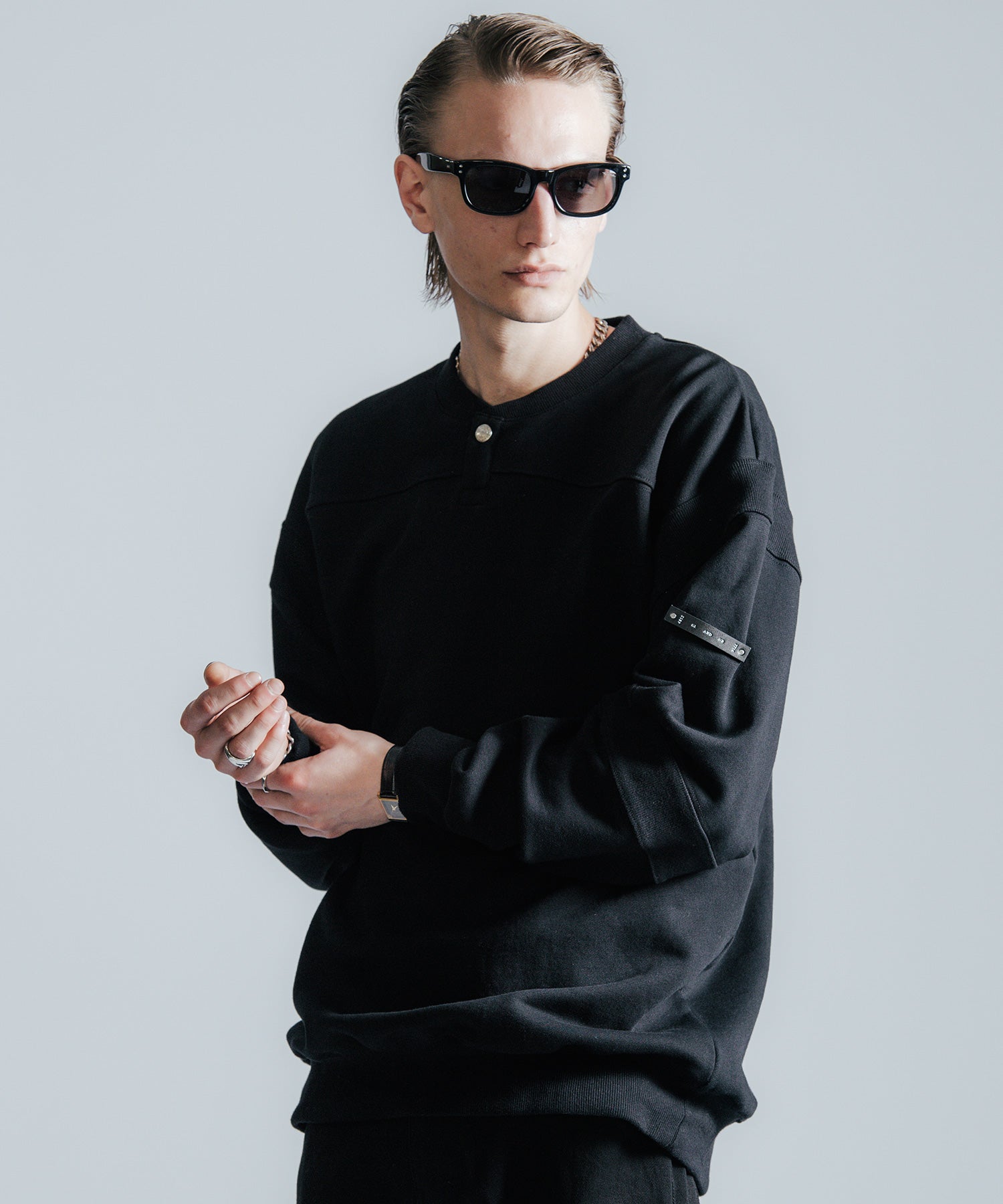 FOOTBALL RIB HENLY NECK SWEAT