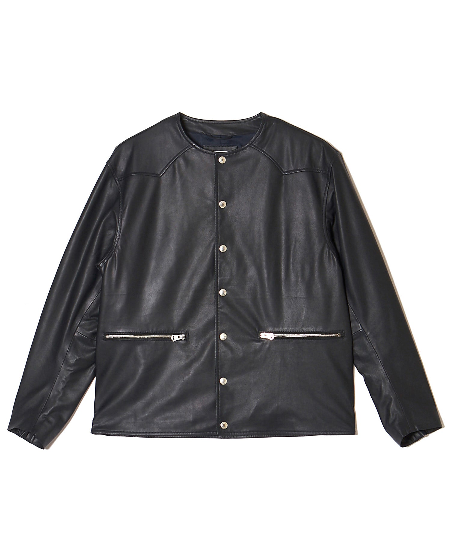 LAMB LEATHER RIDERS CARDIGAN