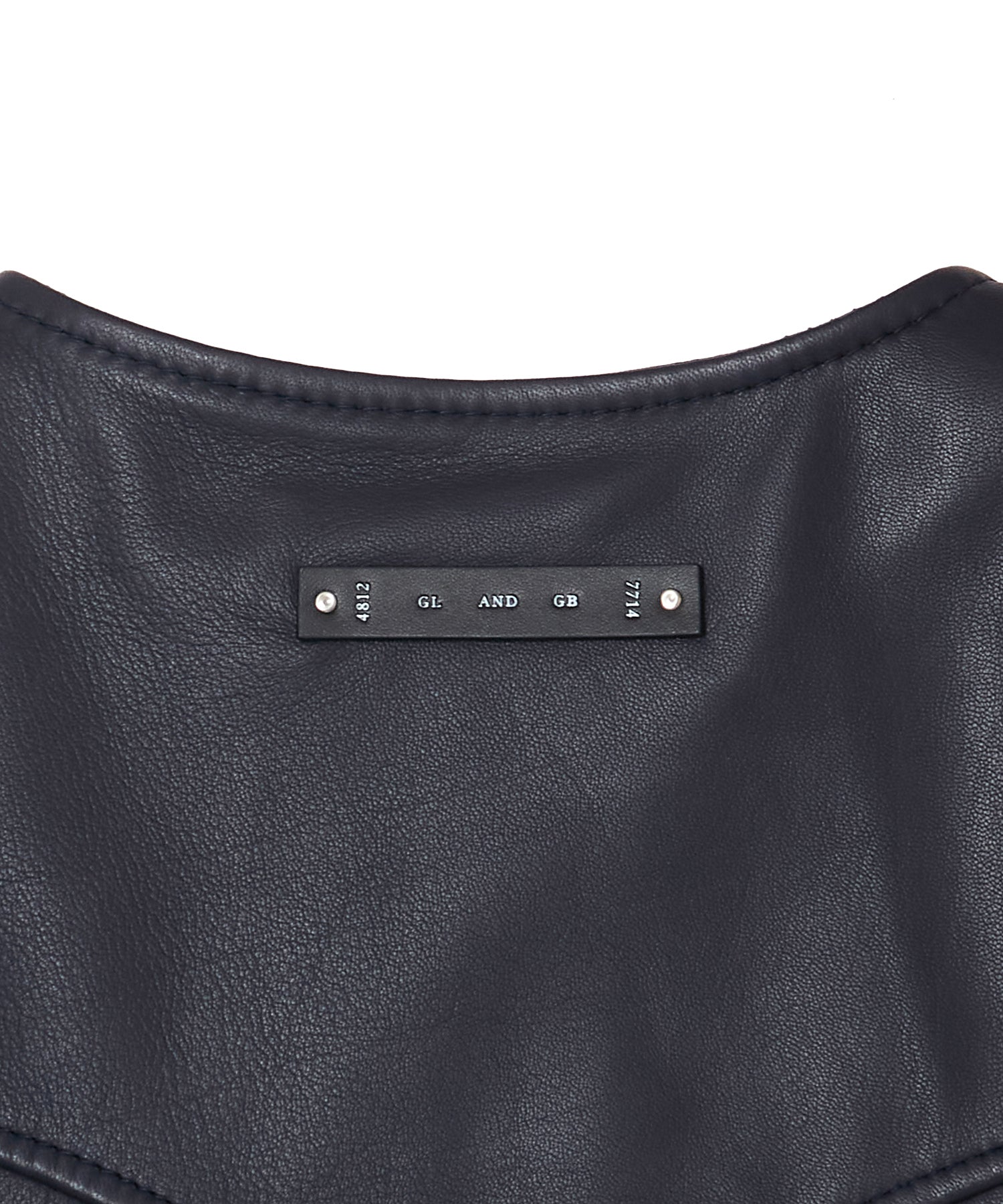 LAMB LEATHER RIDERS CARDIGAN