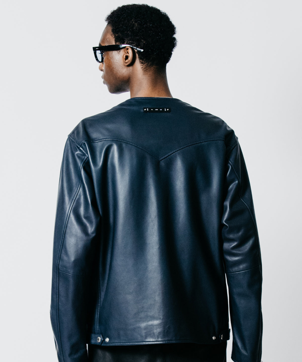 LAMB LEATHER RIDERS CARDIGAN
