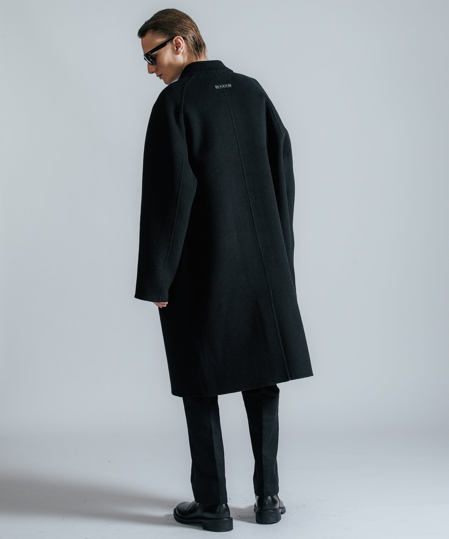 MELTON WOOL COAT