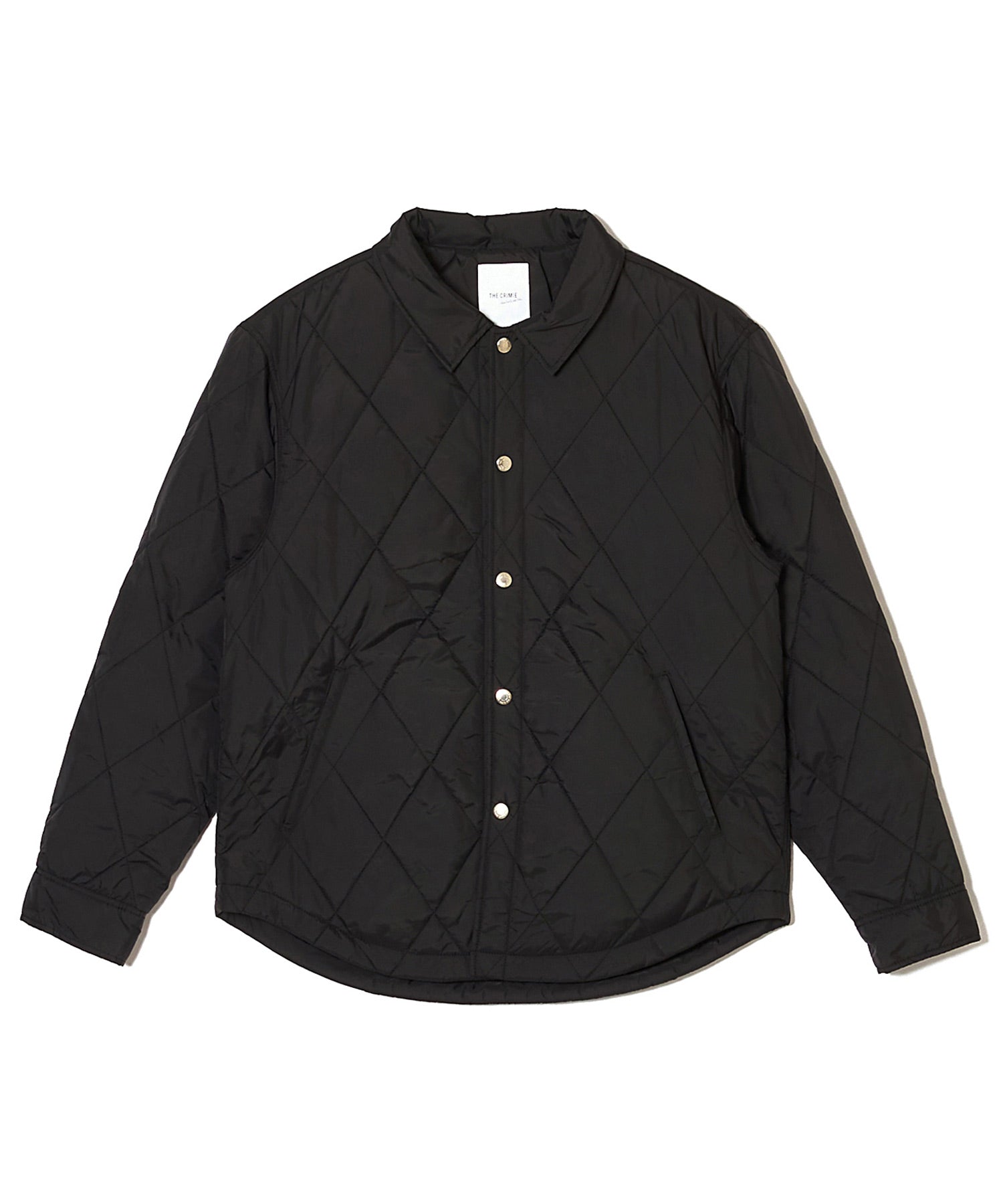 DIAMOND QUILT NYLON SHIRT JACKET