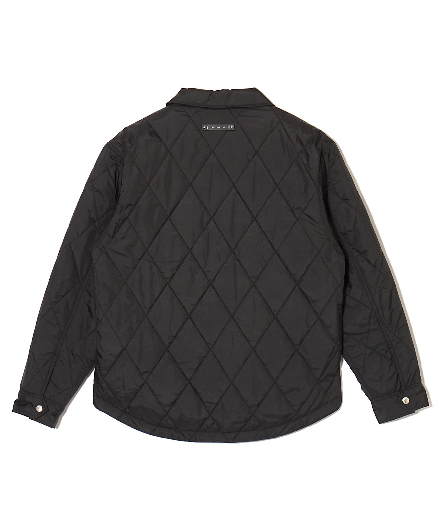 DIAMOND QUILT NYLON SHIRT JACKET