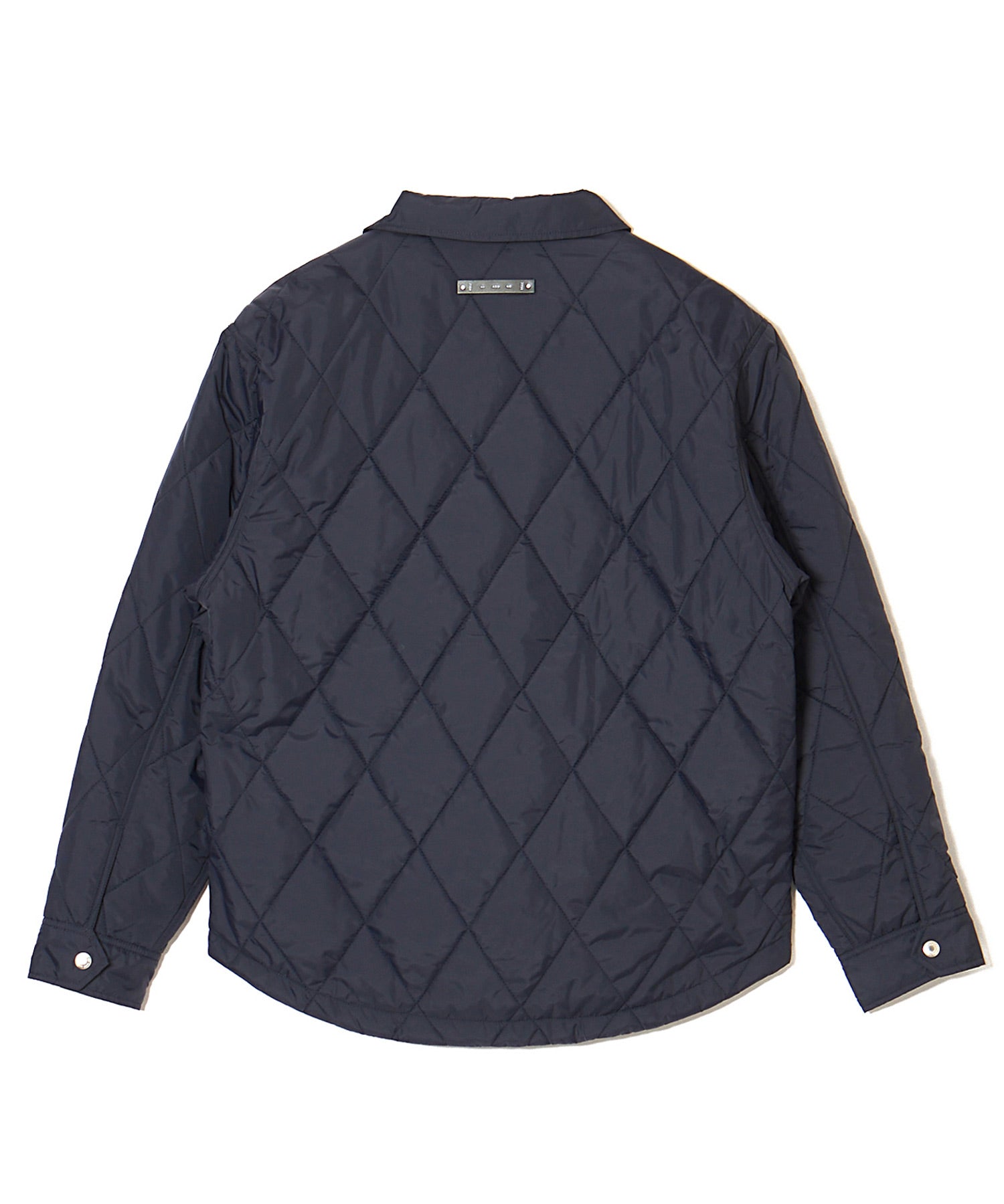 DIAMOND QUILT NYLON SHIRT JACKET
