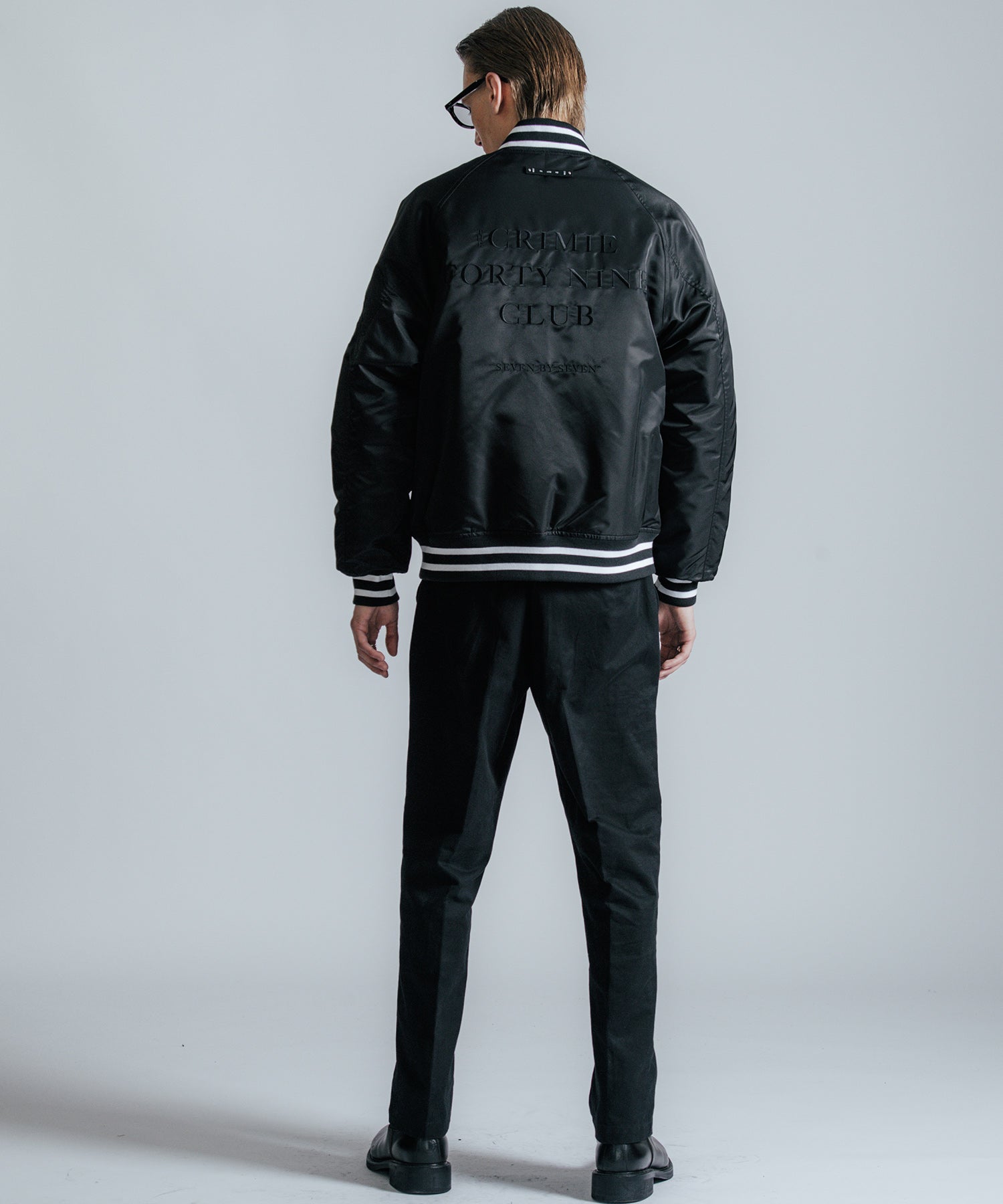 NYLON STADIUM BOMBER JACKET