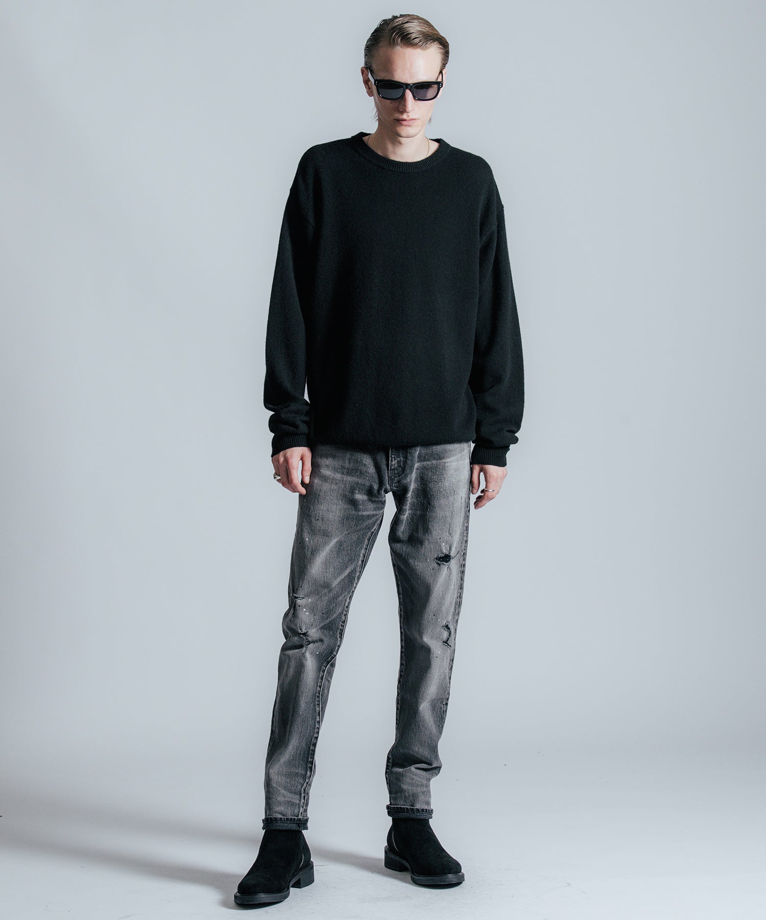YAK CREW NECK KNIT SWEATER