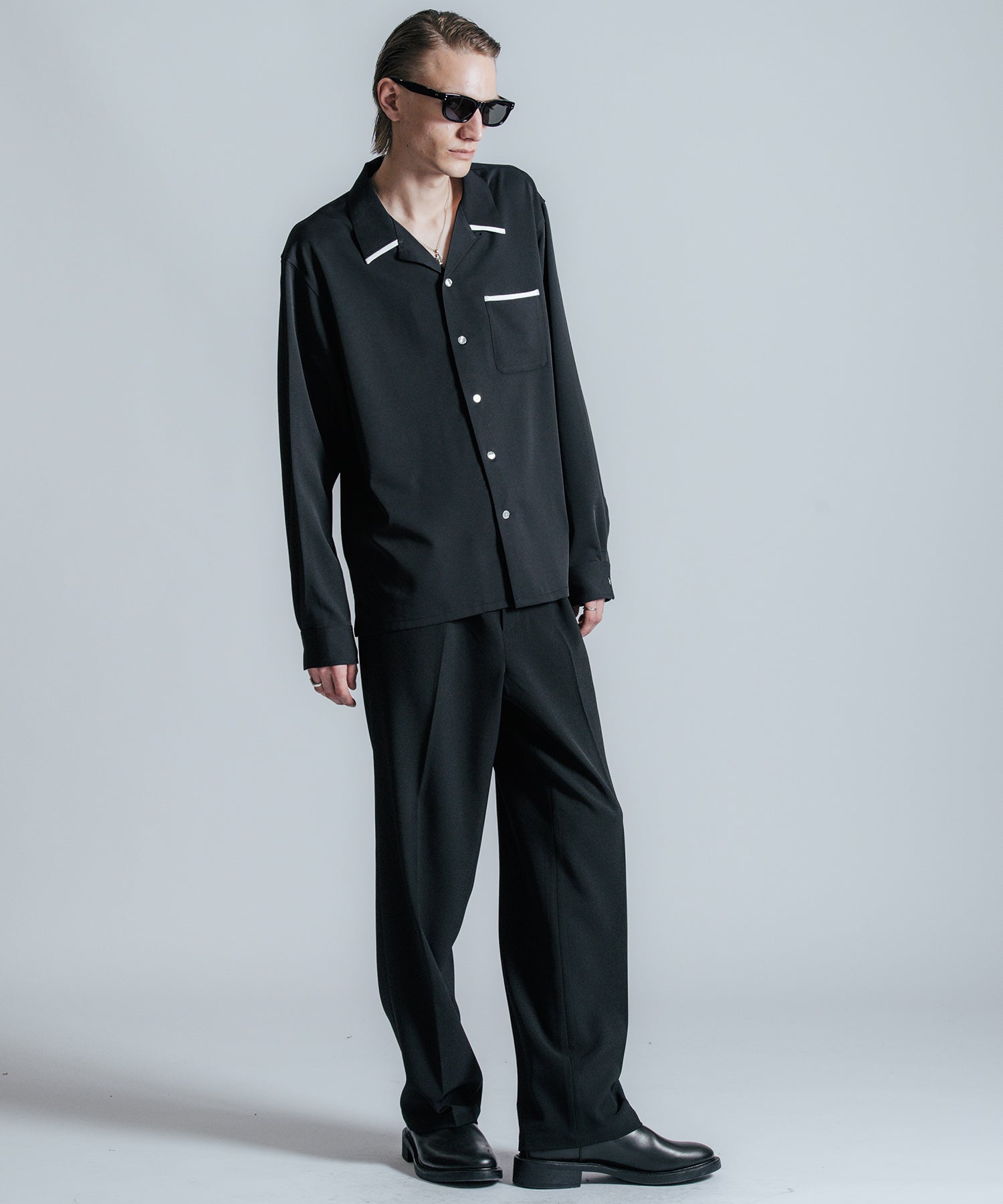 BICOLOR OPEN SHIRT