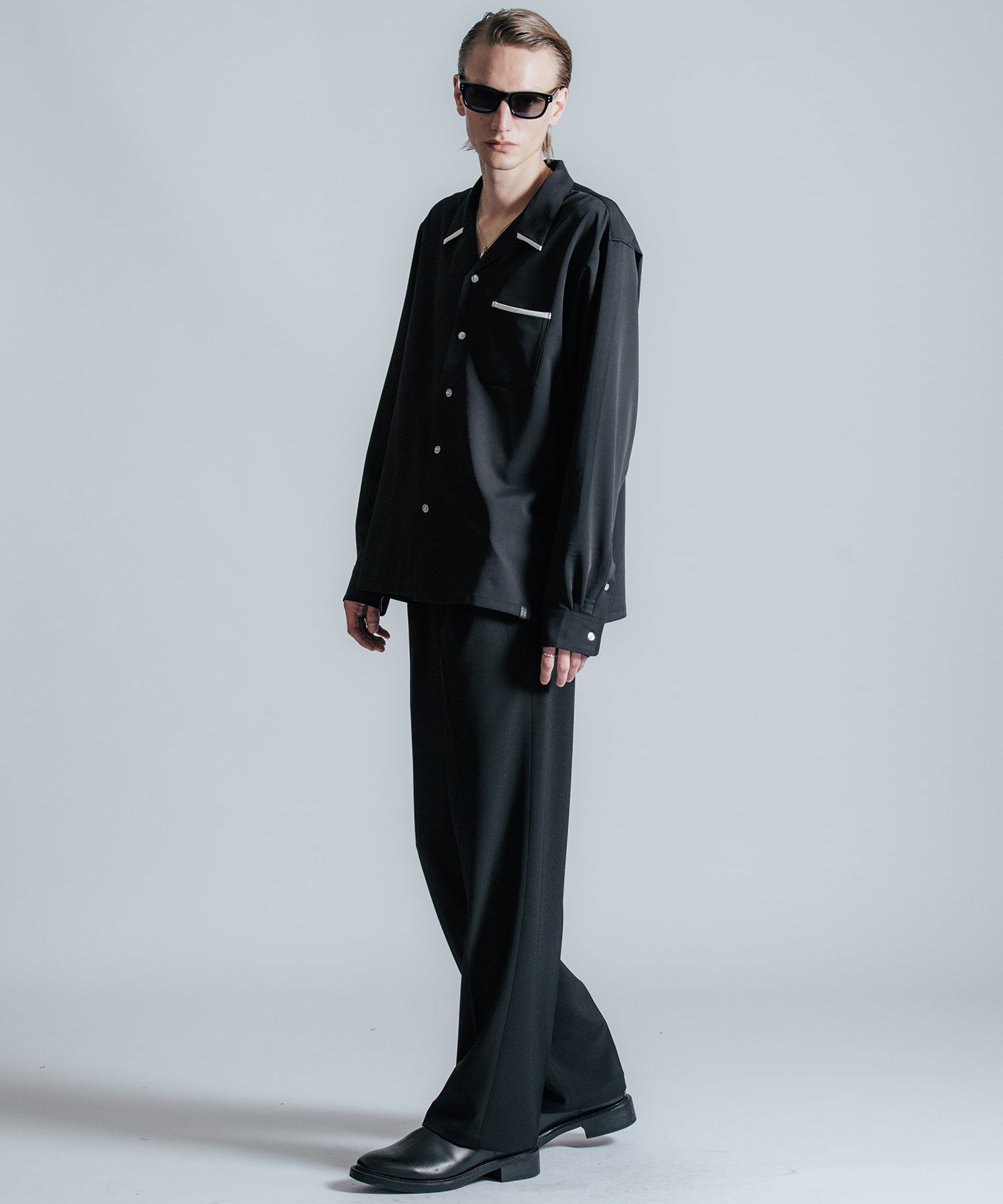 BICOLOR OPEN SHIRT