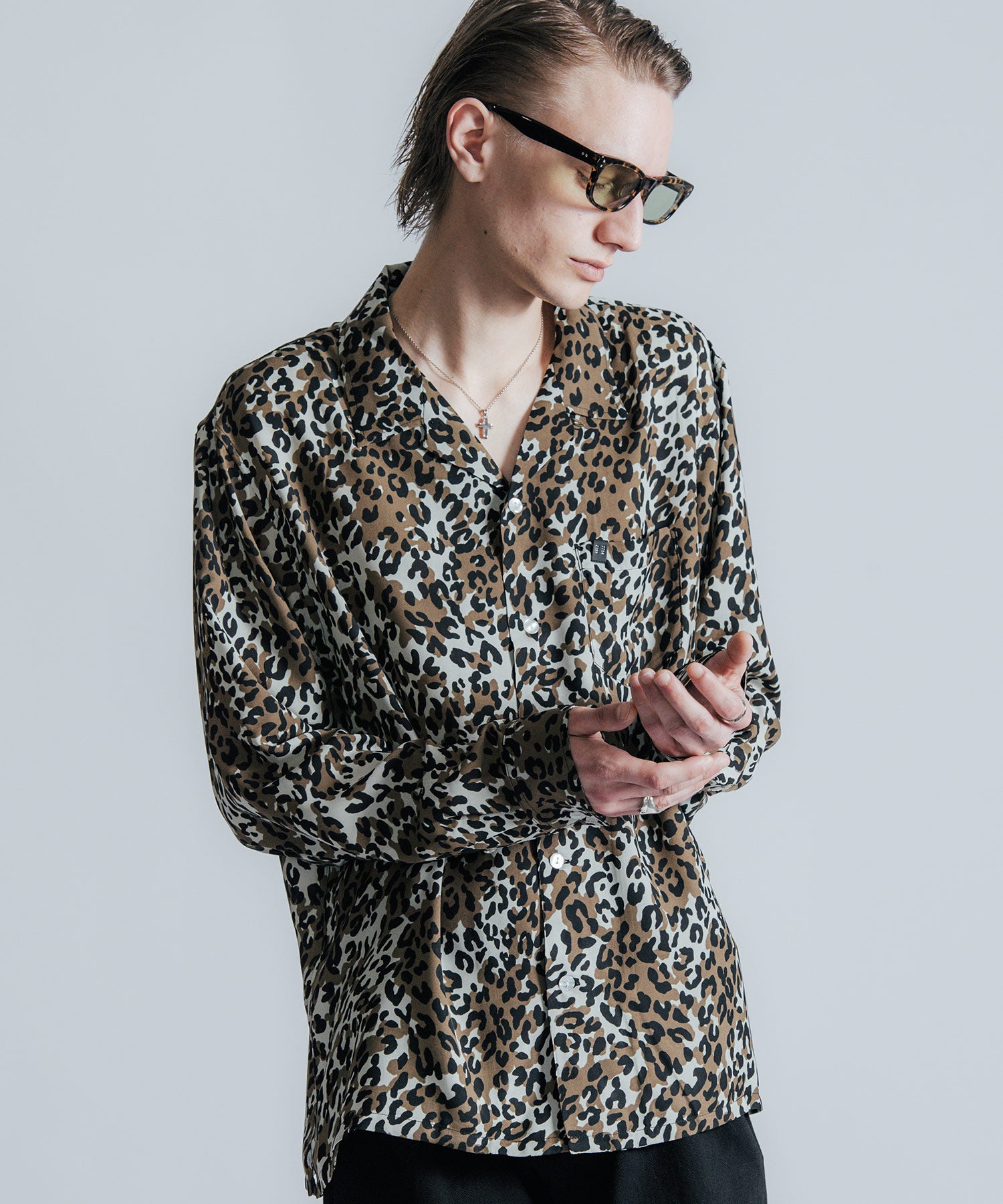 CAMO OPEN SHIRT