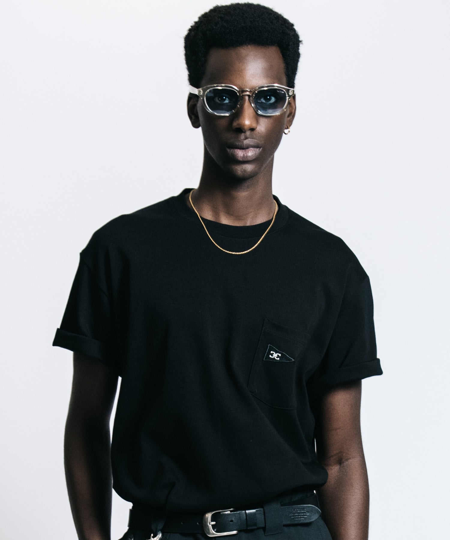 FLAG LOGO POCKET T SHIRT