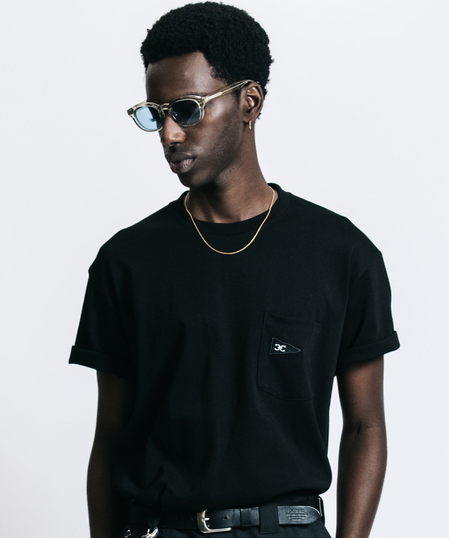 FLAG LOGO POCKET T SHIRT