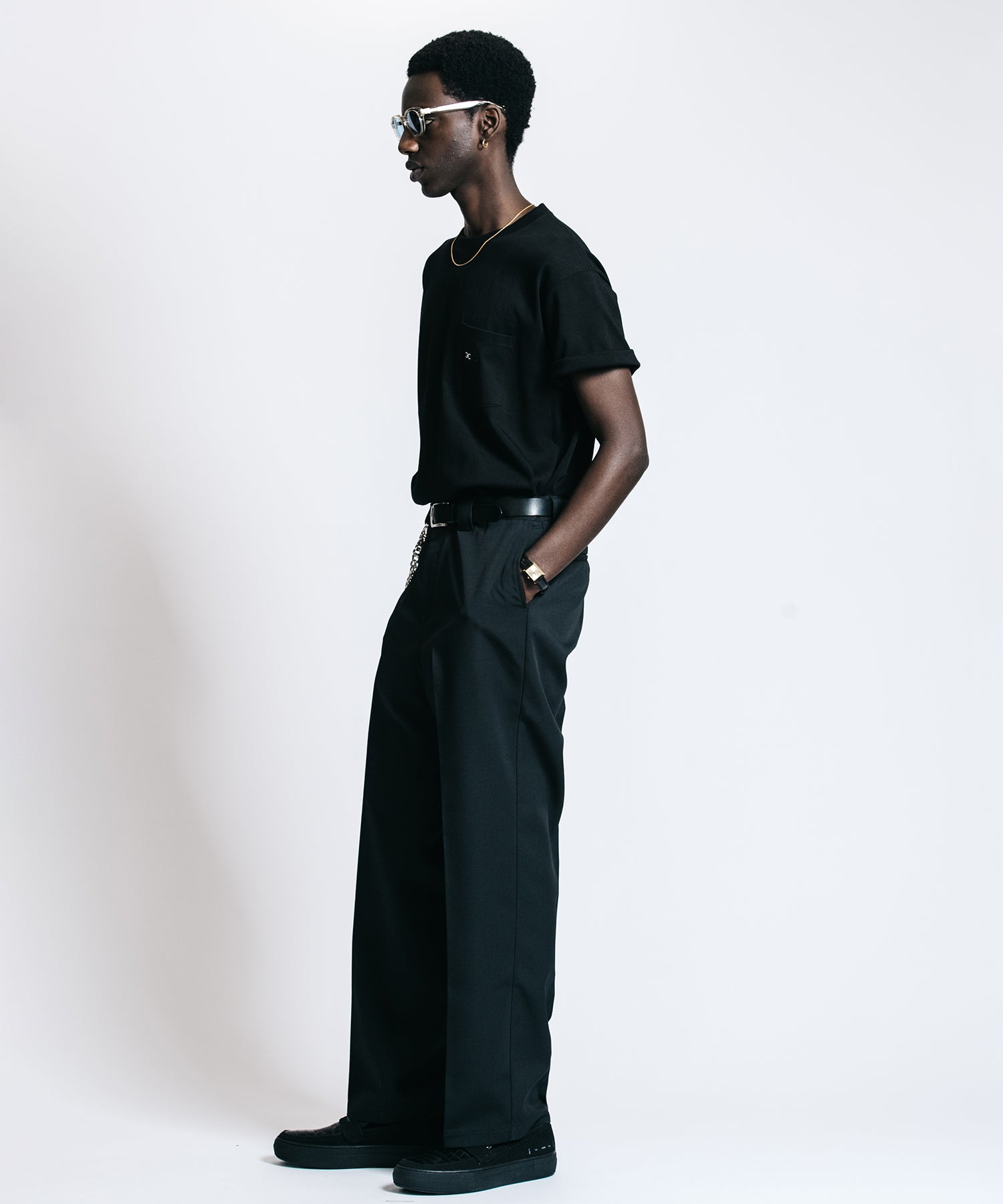 FLAG LOGO POCKET T SHIRT