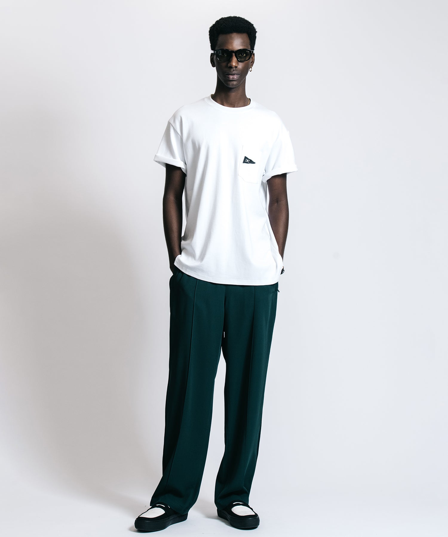 FLAG LOGO POCKET T SHIRT