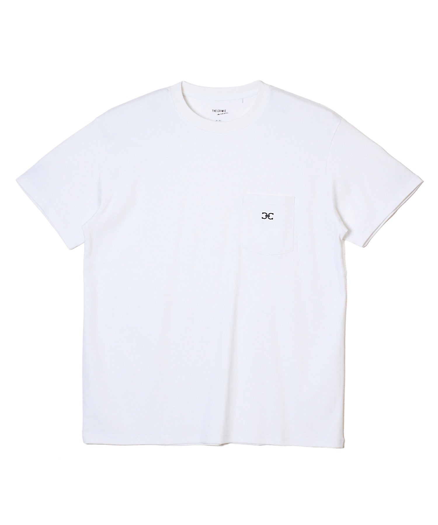 CHAIN-LINK “C” EMBROIDERY POCKET T-SHIRT
