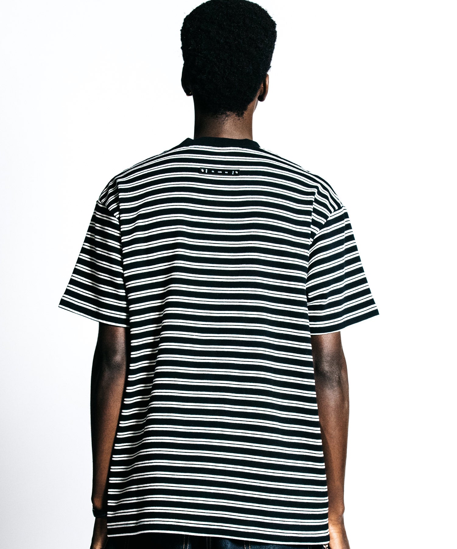 HEAVY OZ FLAG LOGO BORDER POCKET T SHIRT