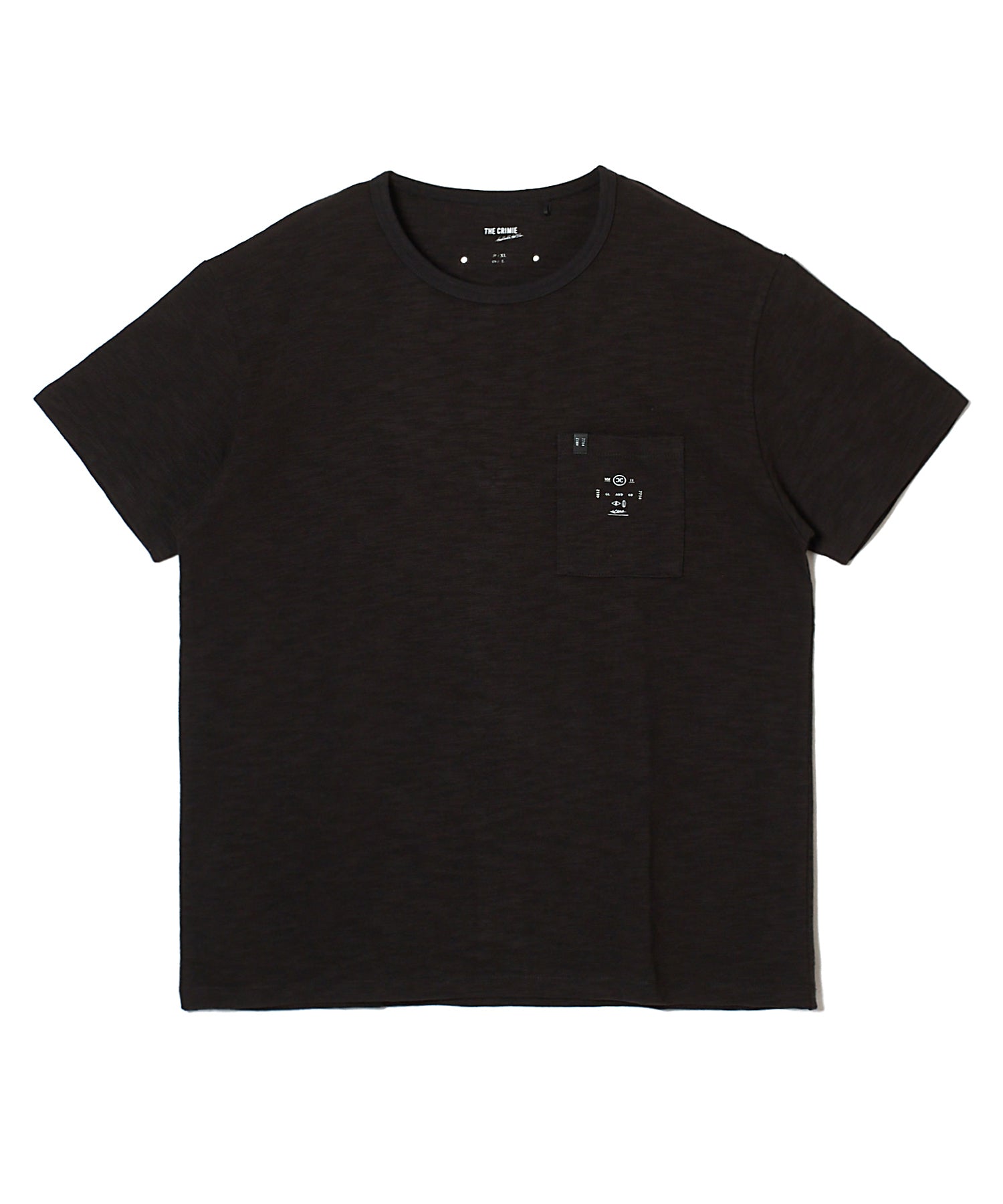 HEAVY OZ SLUB BINDER NECK POCKET T SHIRT