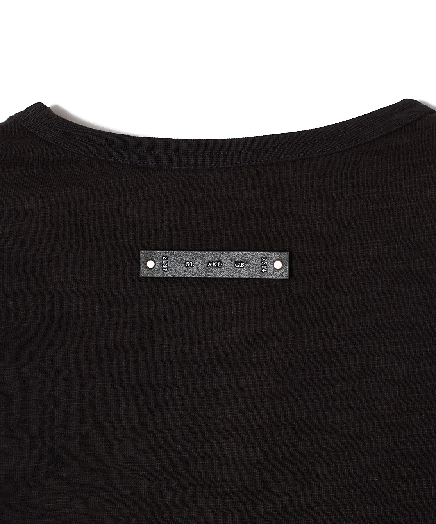 HEAVY OZ SLUB BINDER NECK POCKET T SHIRT