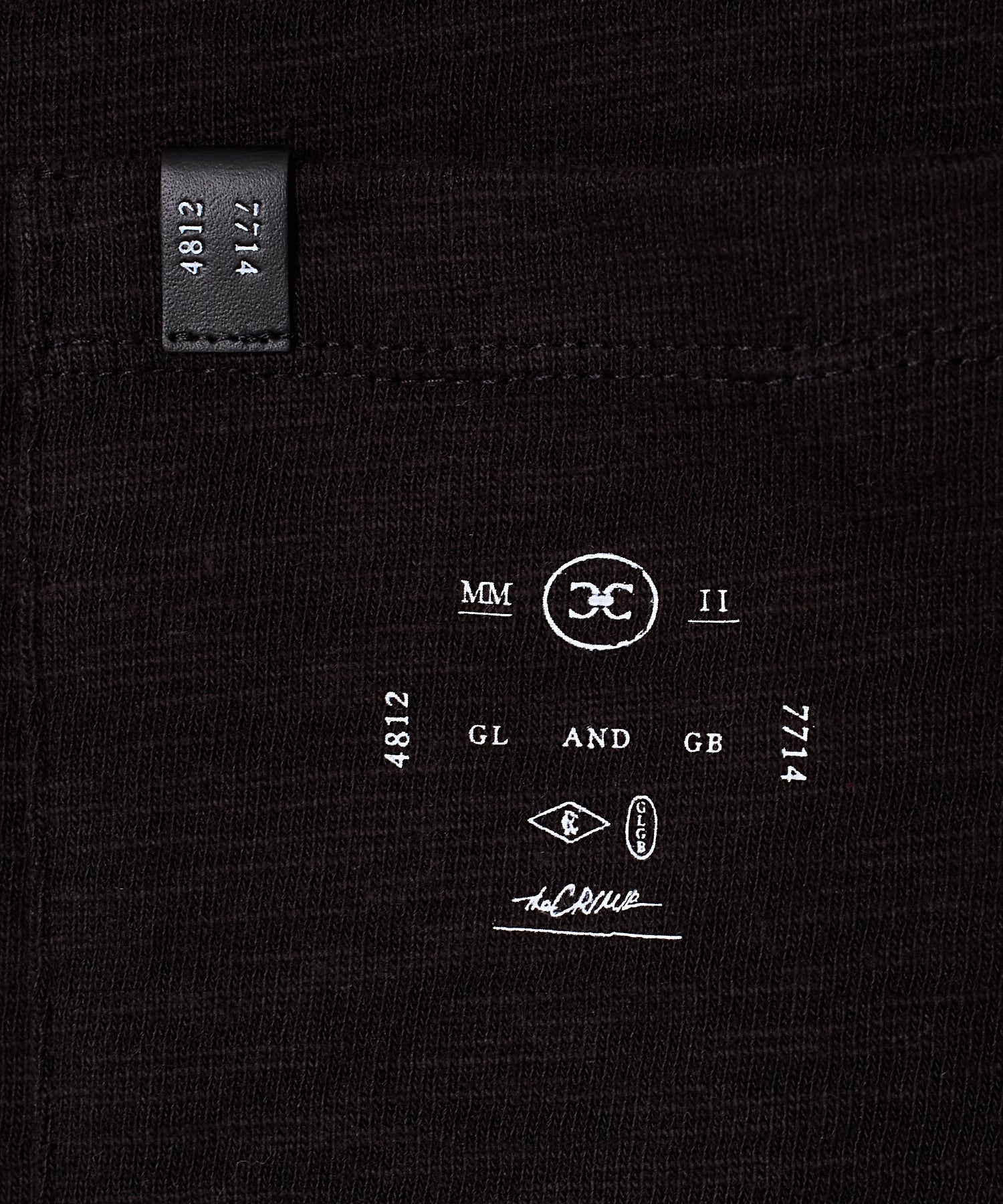 HEAVY OZ SLUB BINDER NECK POCKET T SHIRT