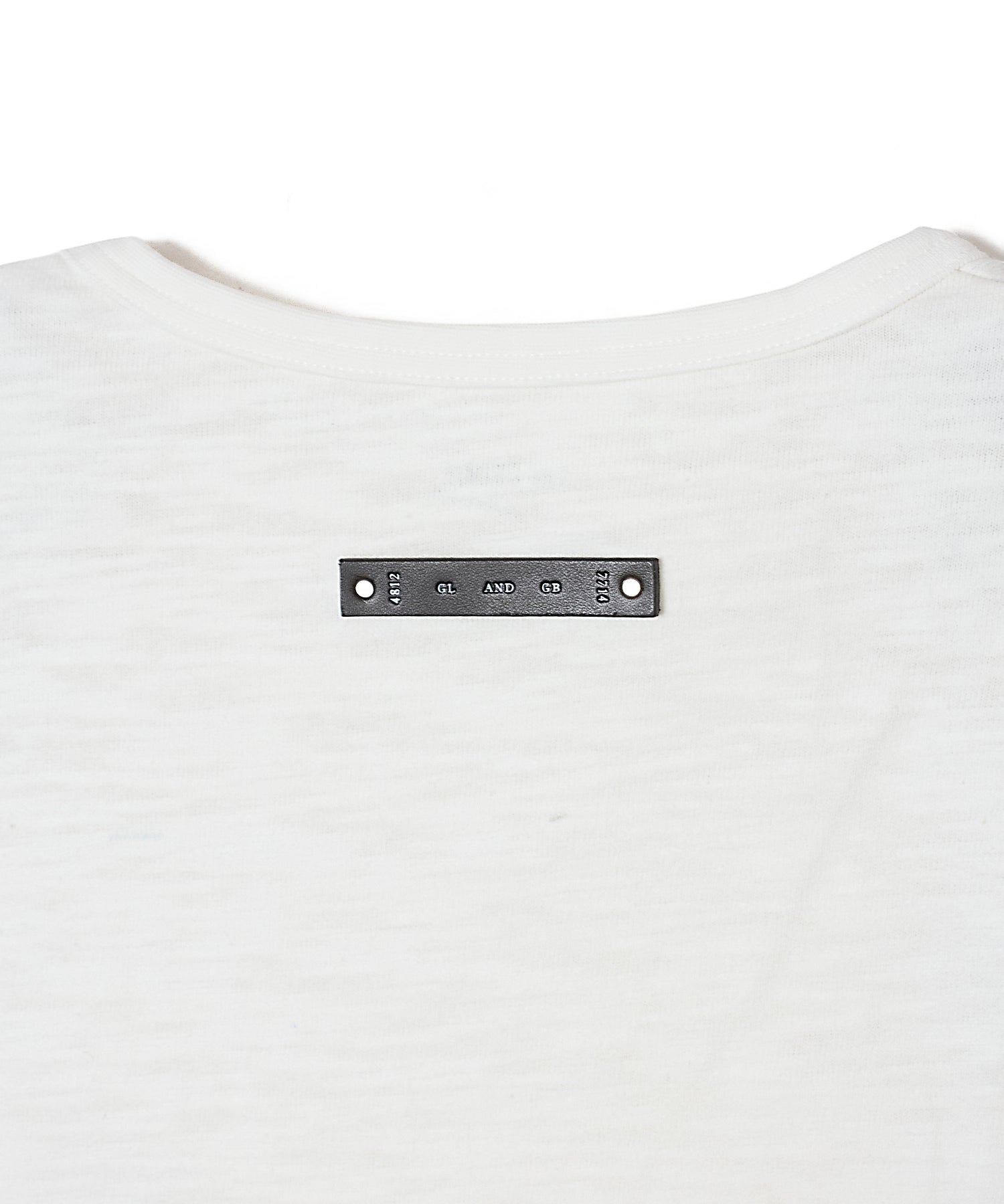 HEAVY OZ SLUB BINDER NECK POCKET T SHIRT