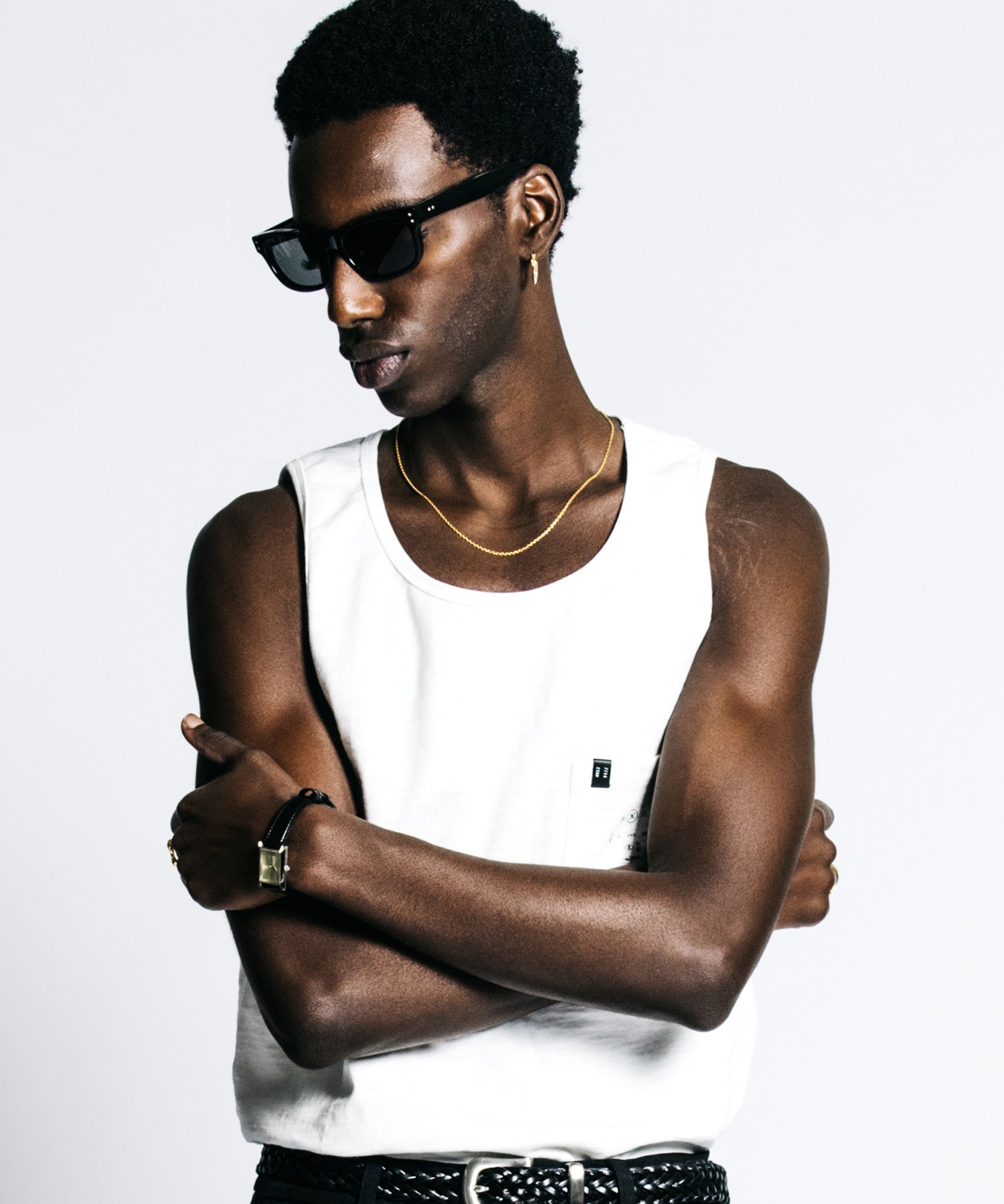 HEAVY OZ SLUB POCKET TANK TOP