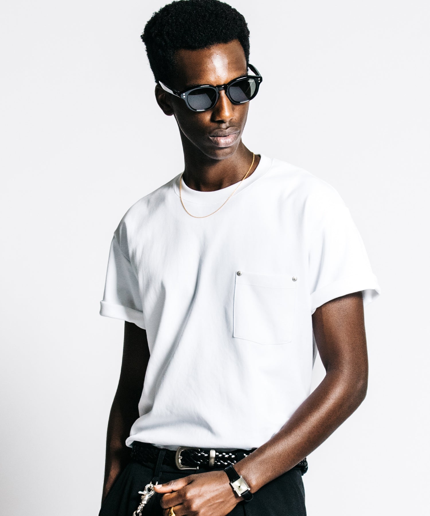 RIVET & DIALOG LOGO POCKET T SHIRT