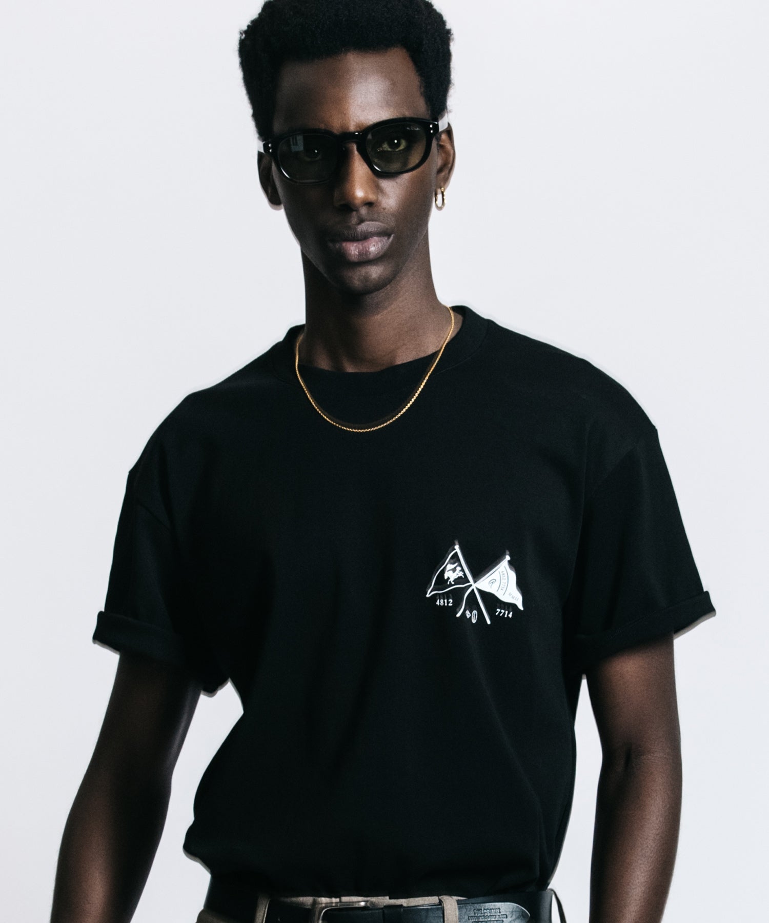 FLAG & CR MUSUTANG T SHIRT