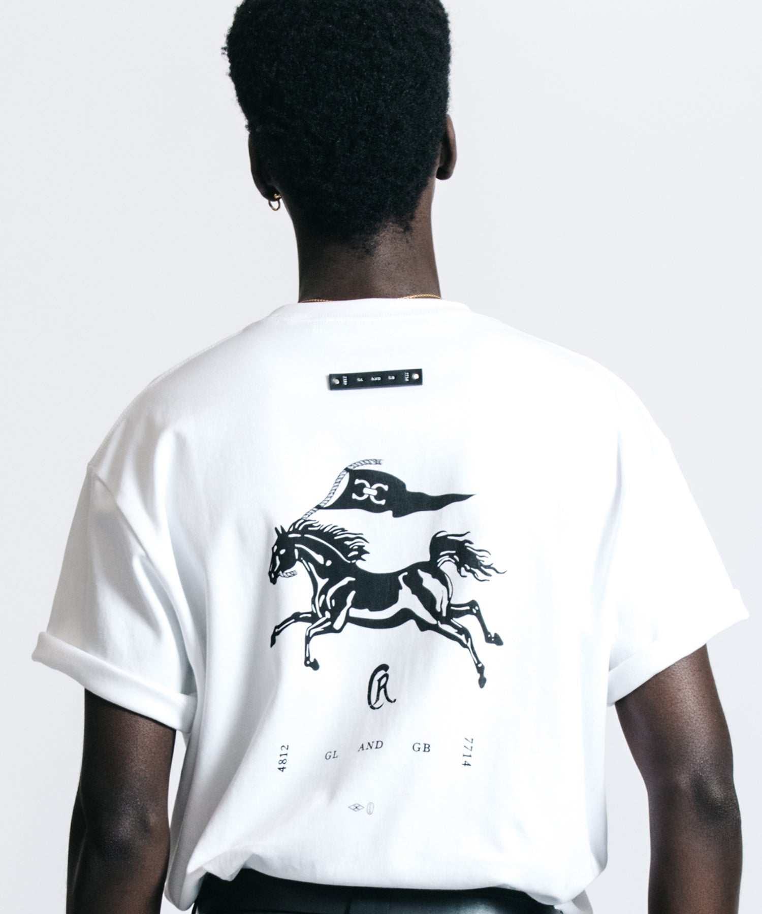 FLAG & CR MUSUTANG T SHIRT